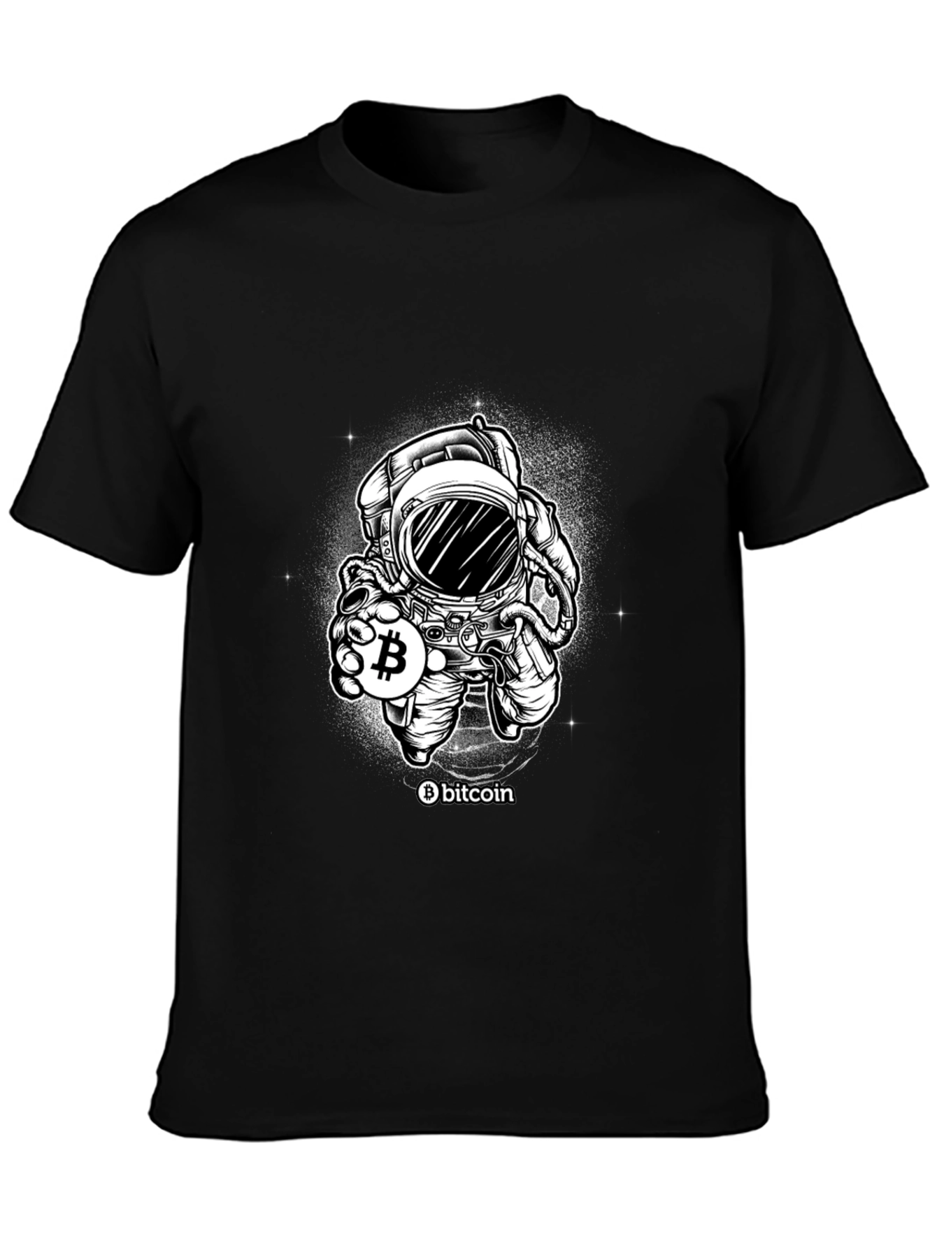 Bitcoin Astronaut T-Shirt - Crypto Space Style