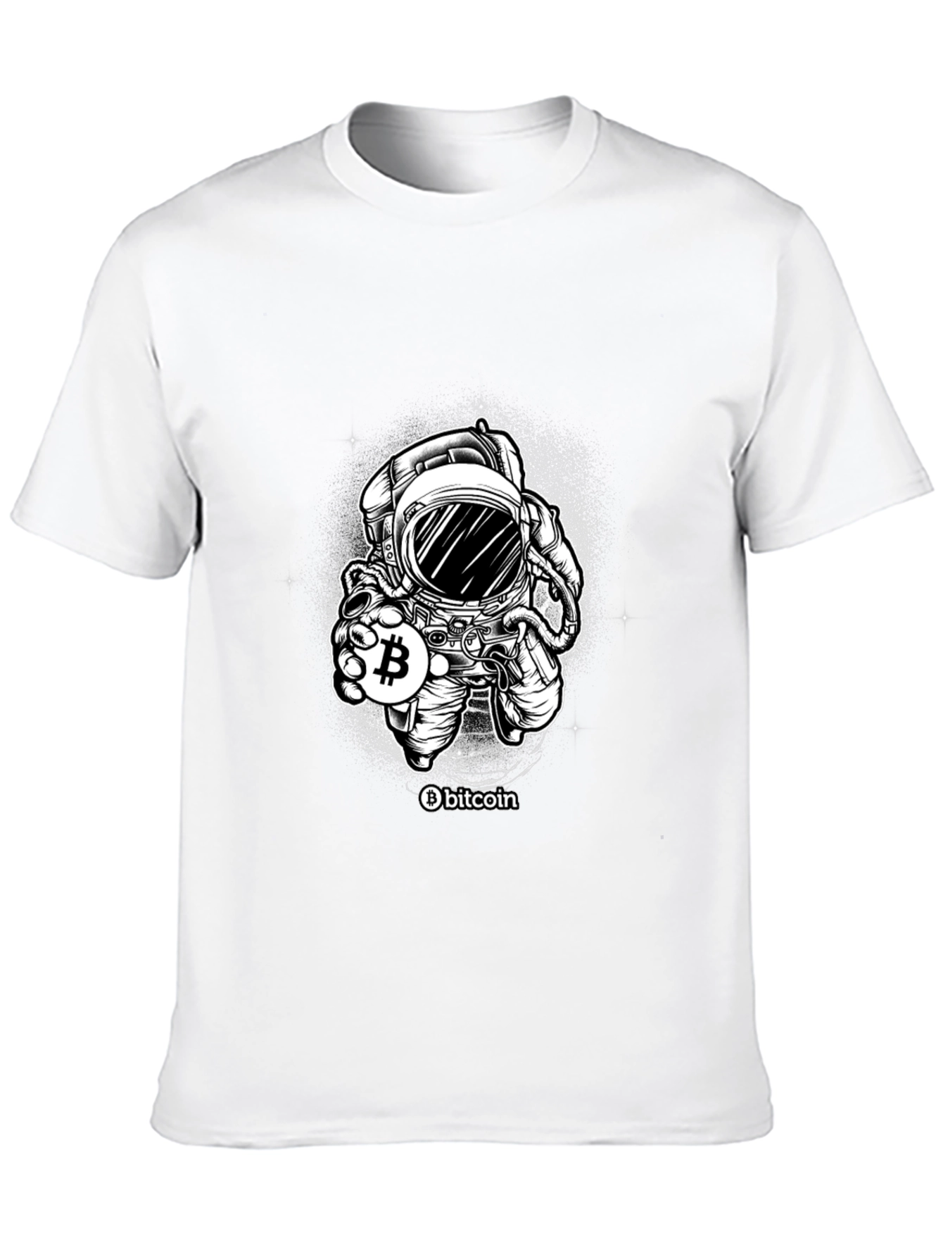 Bitcoin Astronaut T-Shirt - Crypto Space Style