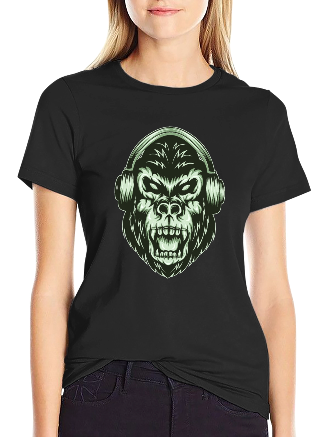 Headphone Gorilla Graphic Tee