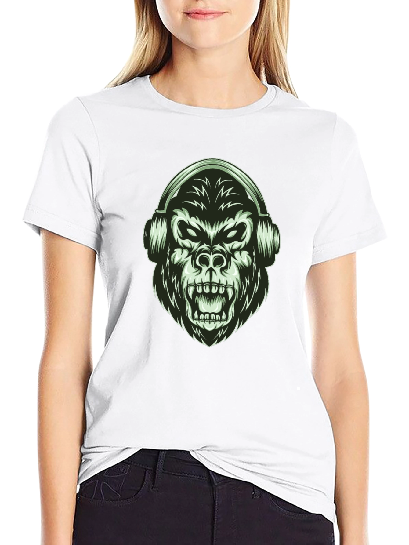 Headphone Gorilla Graphic Tee