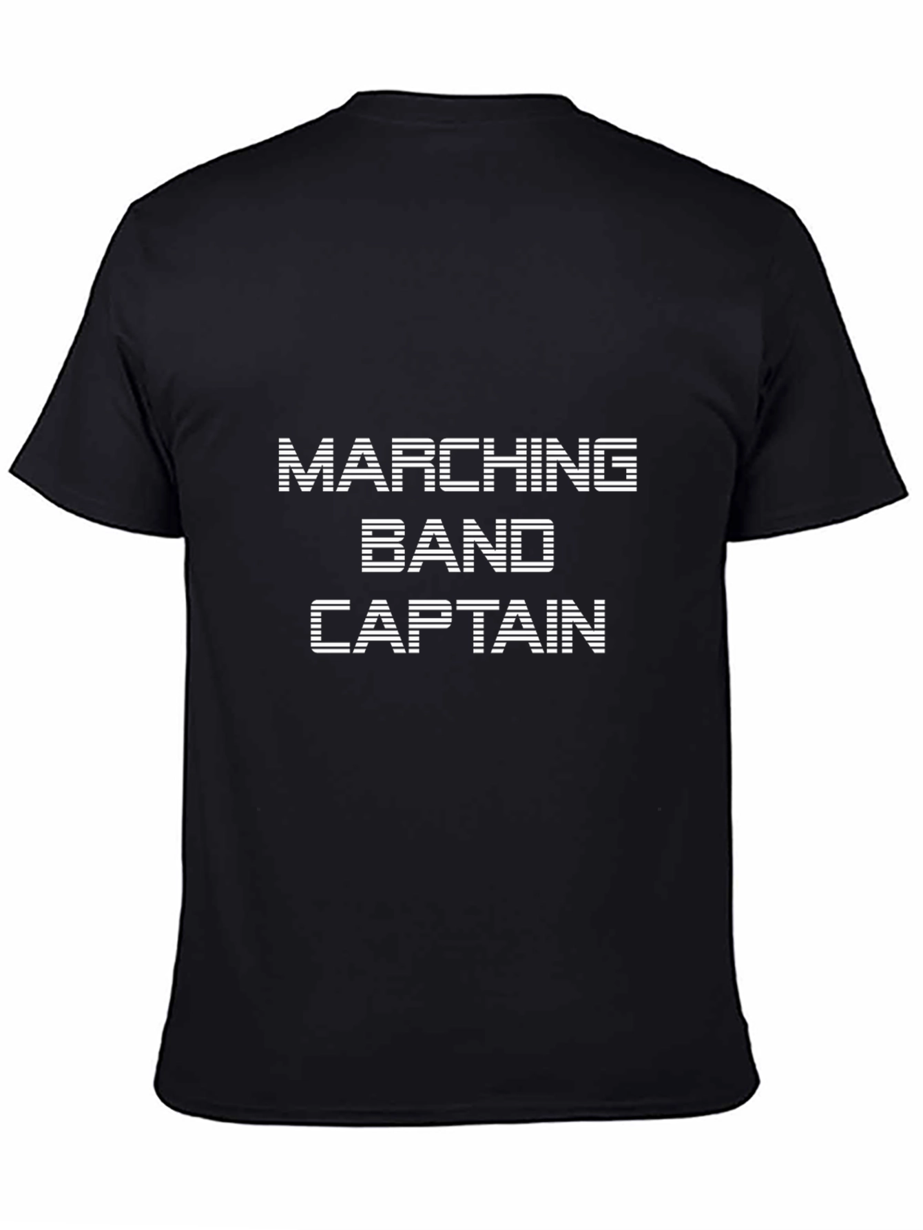 Marching Band Captain Black T-Shirt