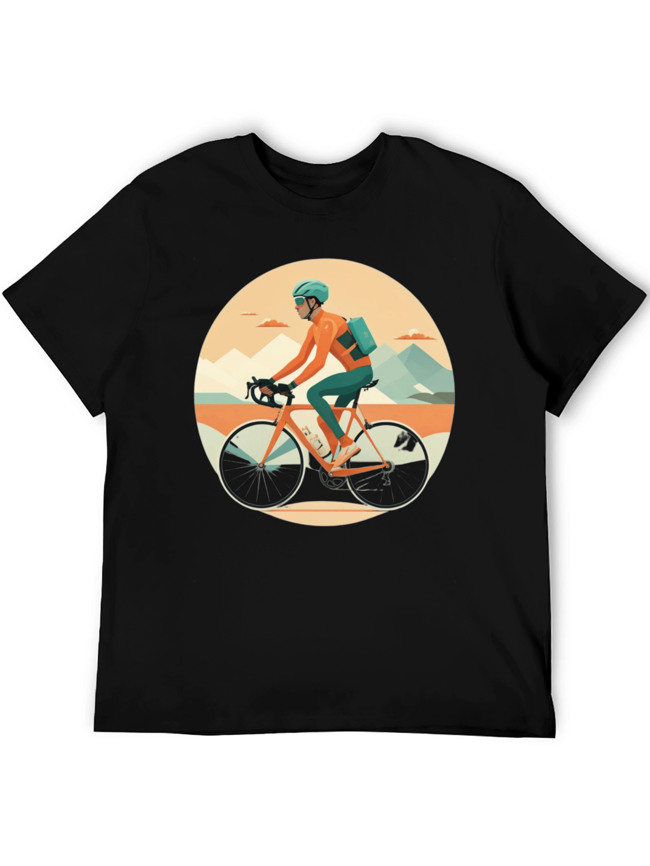 Cycling Graphic Tee: Stylish Activewear