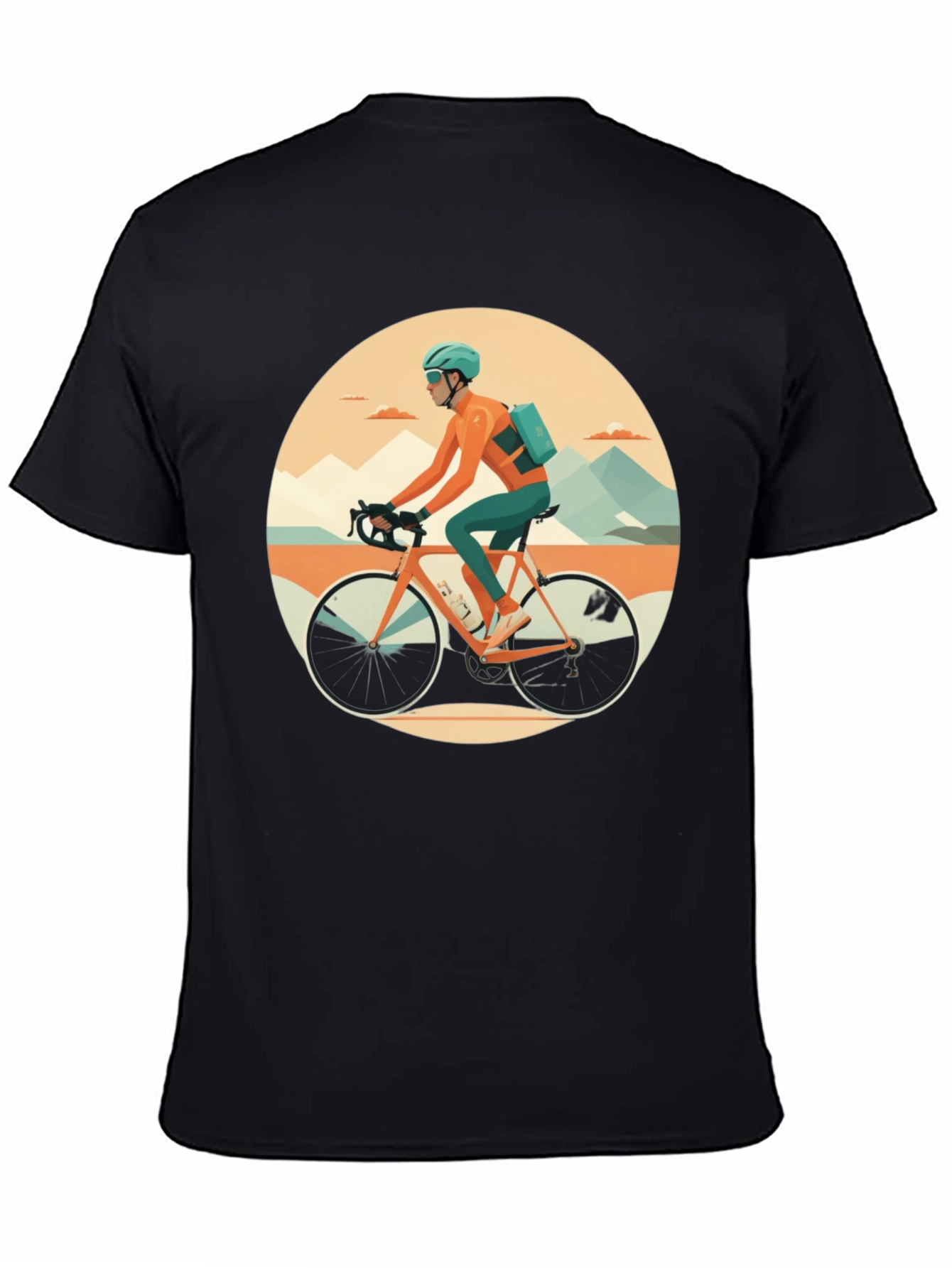 Cycling Graphic Tee: Stylish Activewear