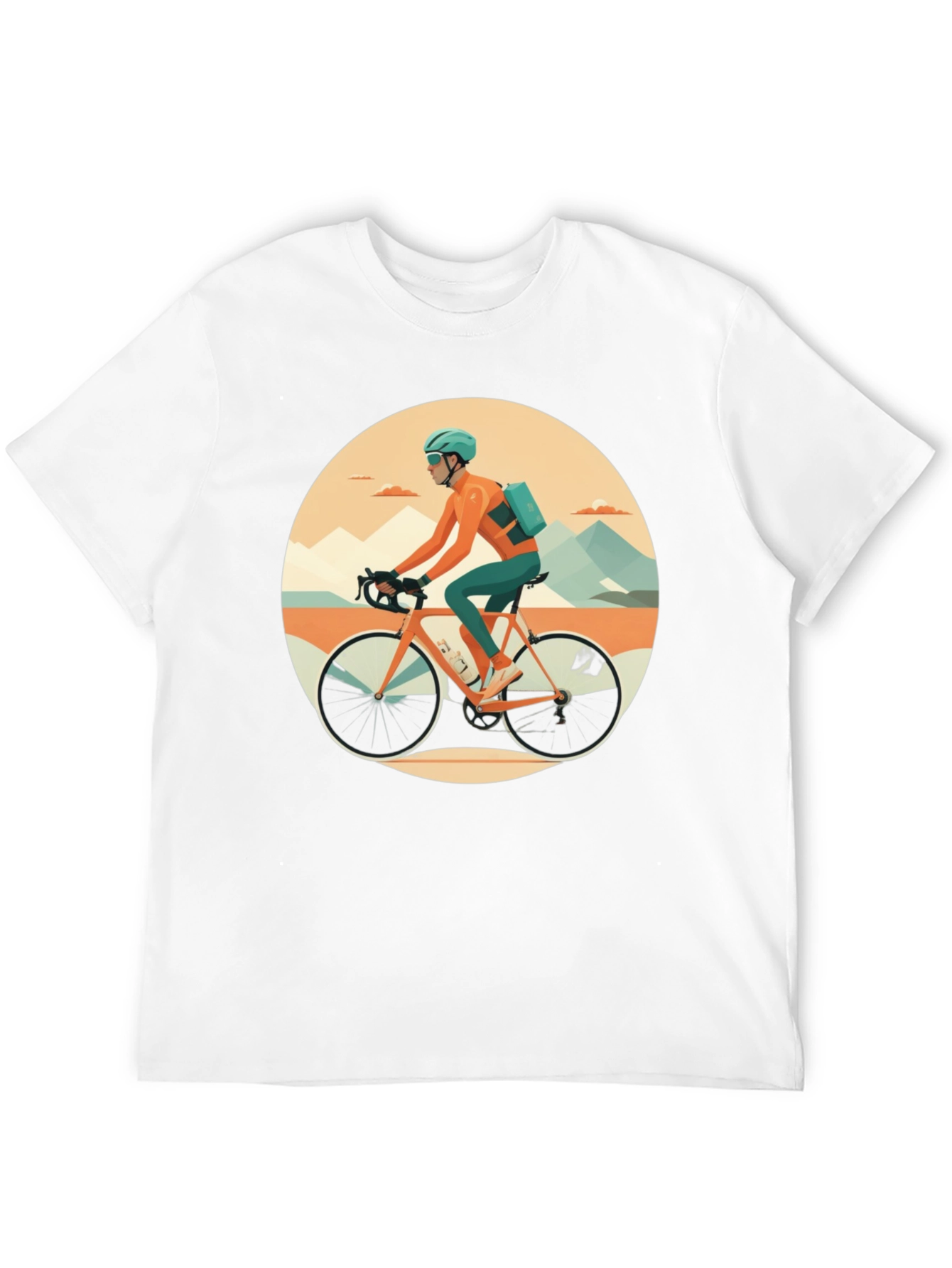 Cycling Graphic Tee: Stylish Activewear