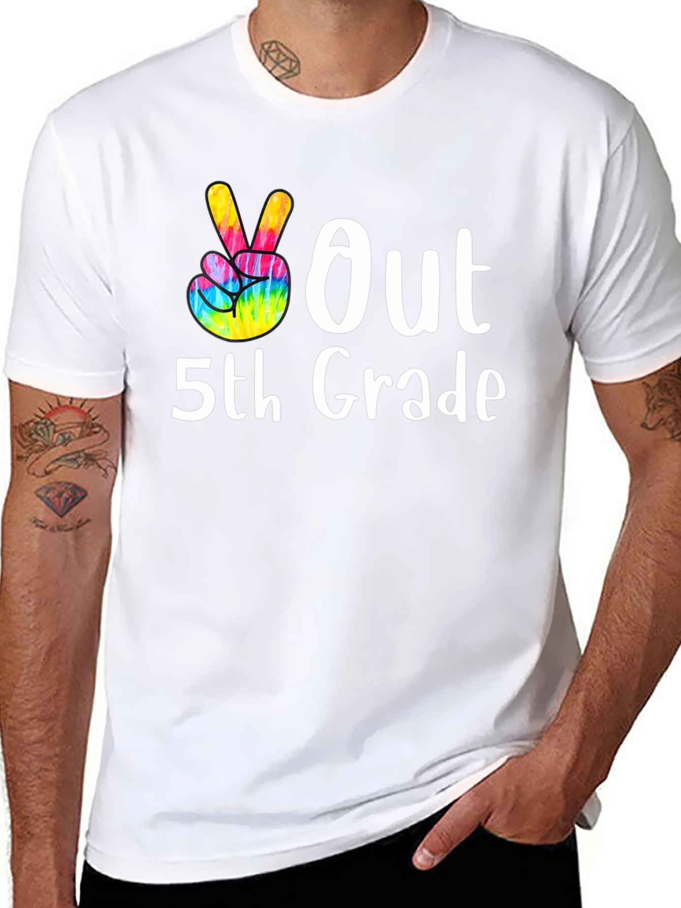 Peace Out 5th Grade T-Shirt