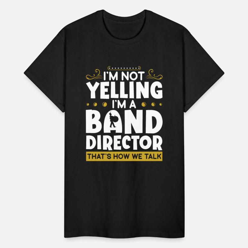 Not Yelling Marching Band Director
