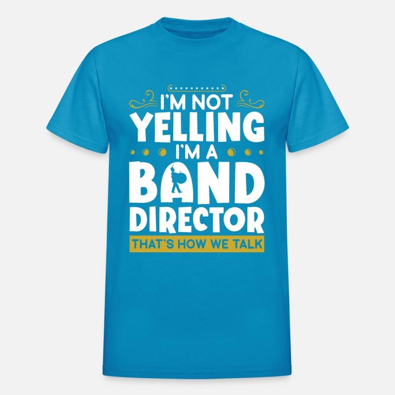 Not Yelling Marching Band Director