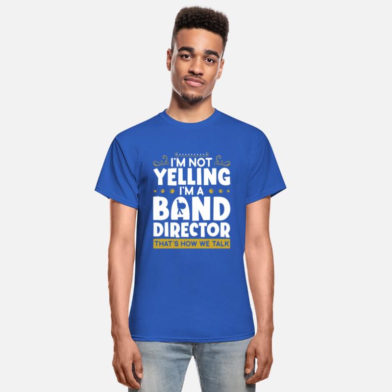 Not Yelling Marching Band Director