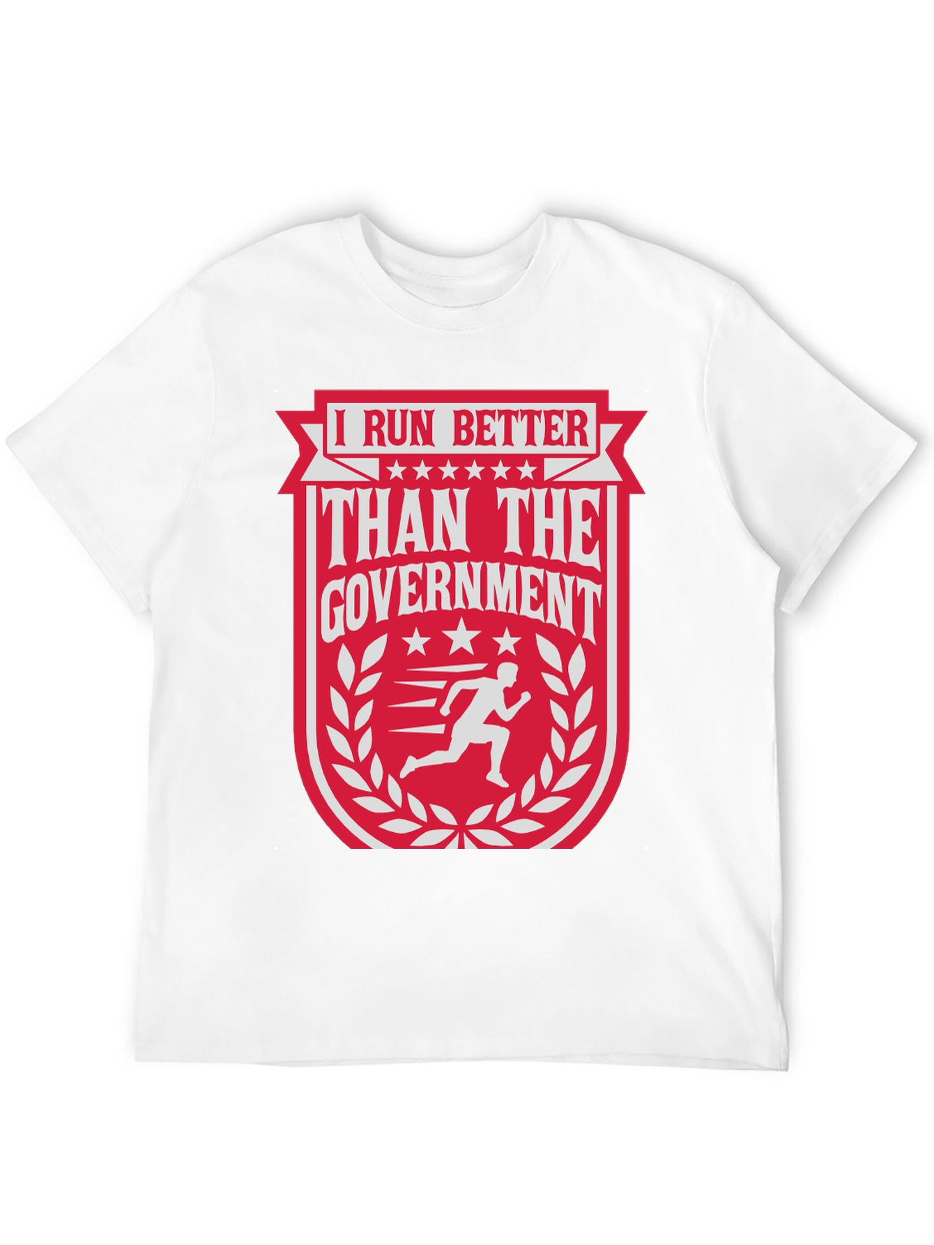 I Run Better Than The Government Graphic Tee