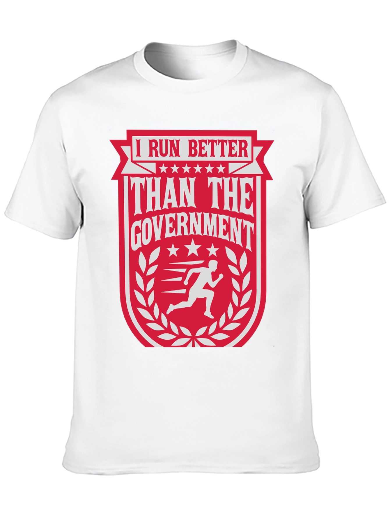 I Run Better Than The Government Graphic Tee
