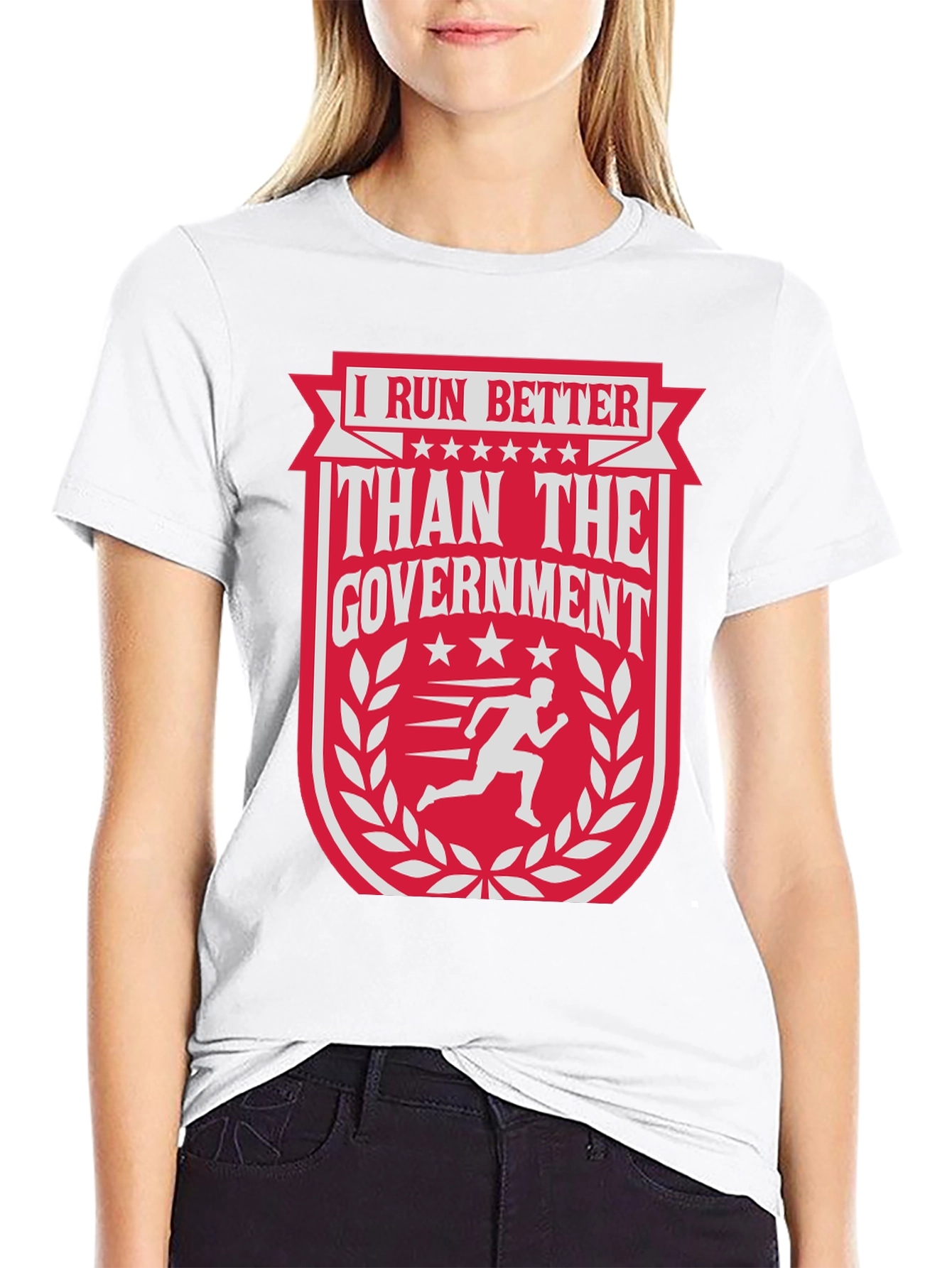 I Run Better Than The Government Graphic Tee
