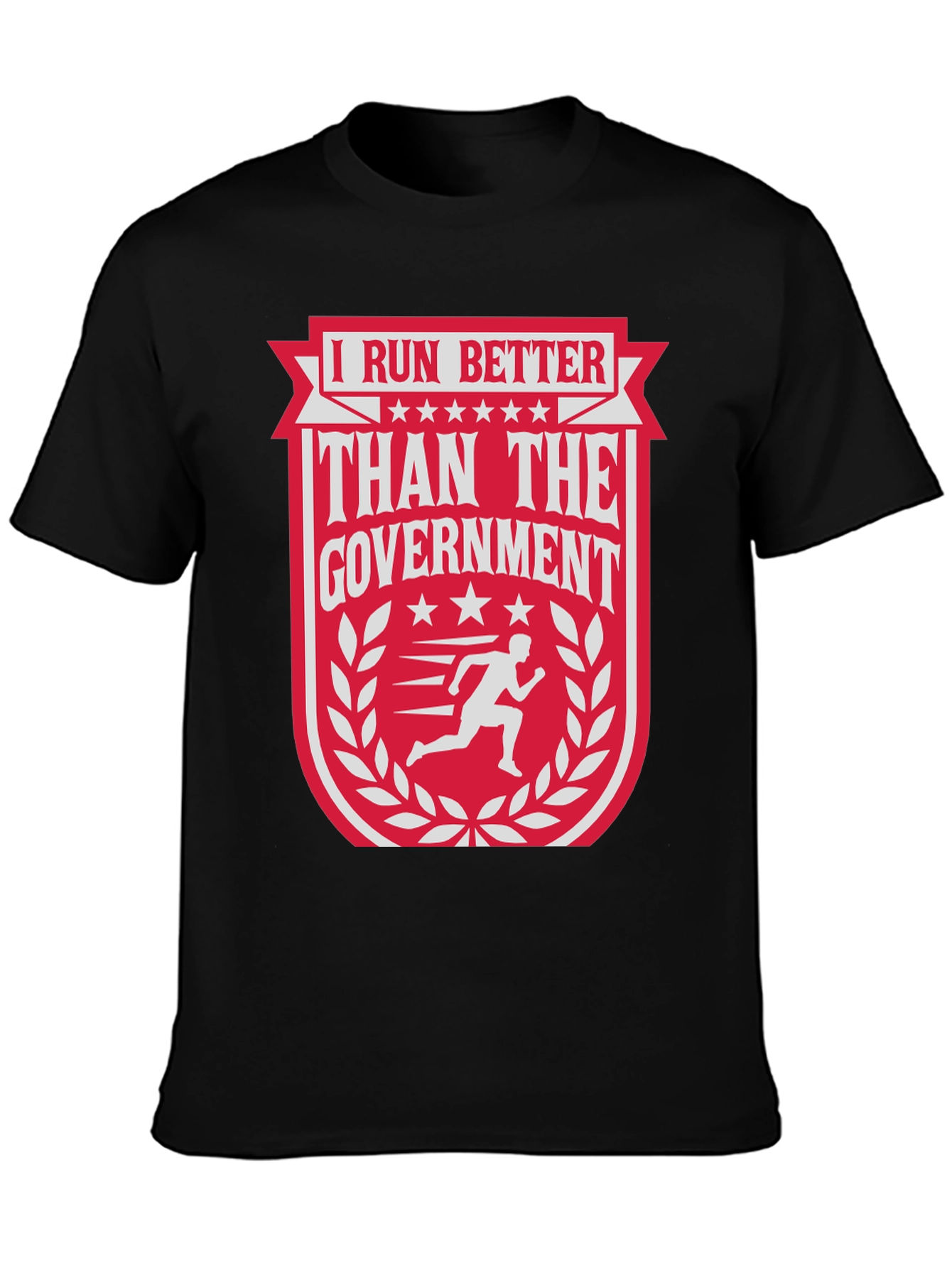 I Run Better Than The Government Graphic Tee