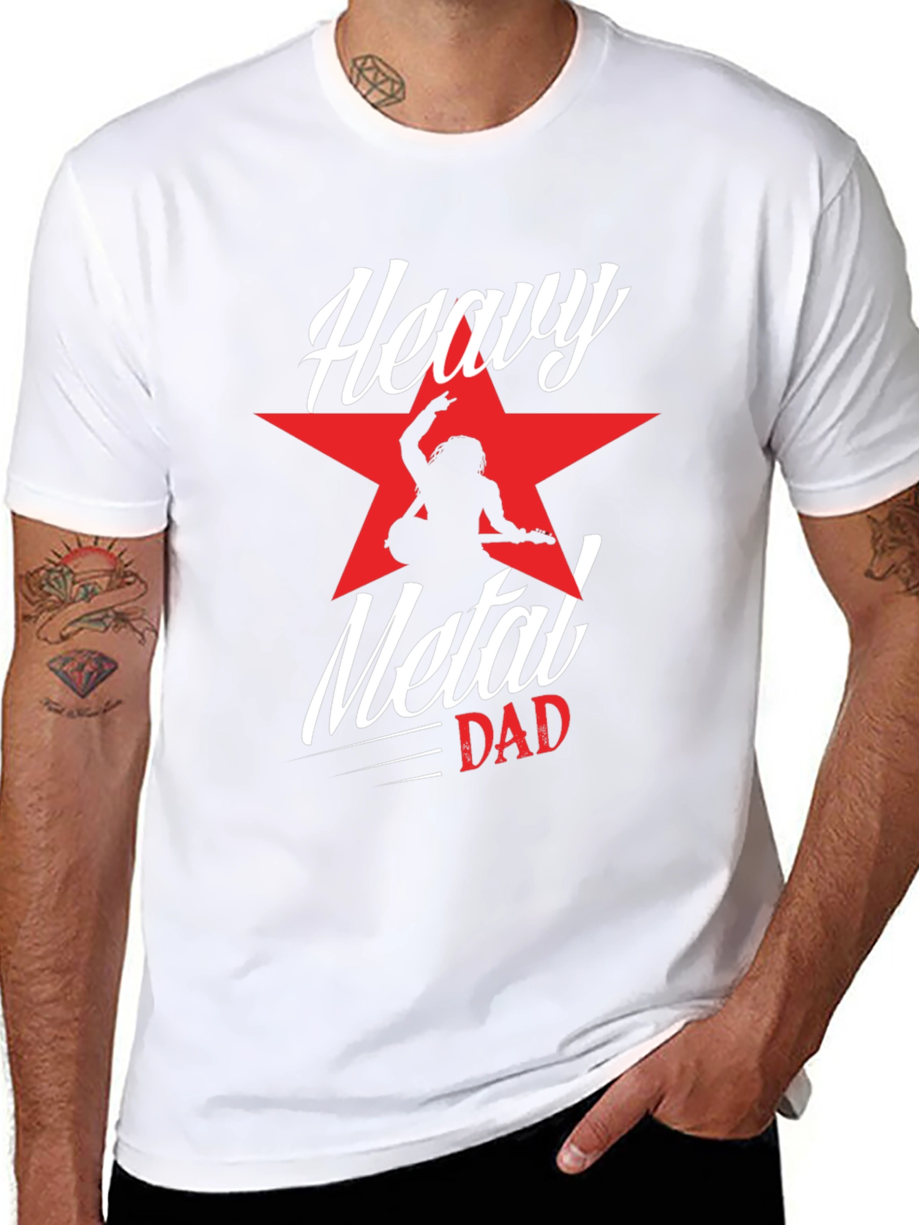 Heavy Metal Dad T-Shirt - Rocker Fathers Day Gift