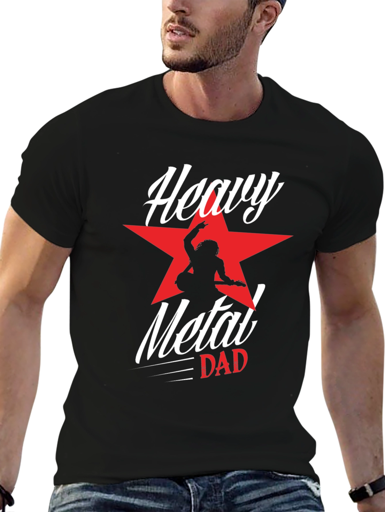 Heavy Metal Dad T-Shirt - Rocker Fathers Day Gift