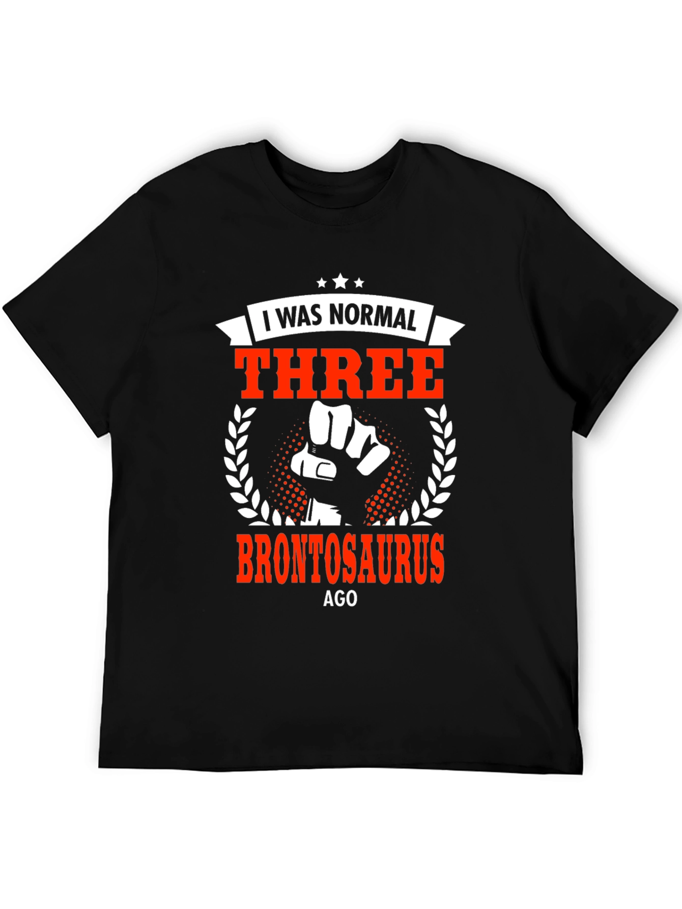 I Was Normal Three Brontosaurus Ago Graphic Tee