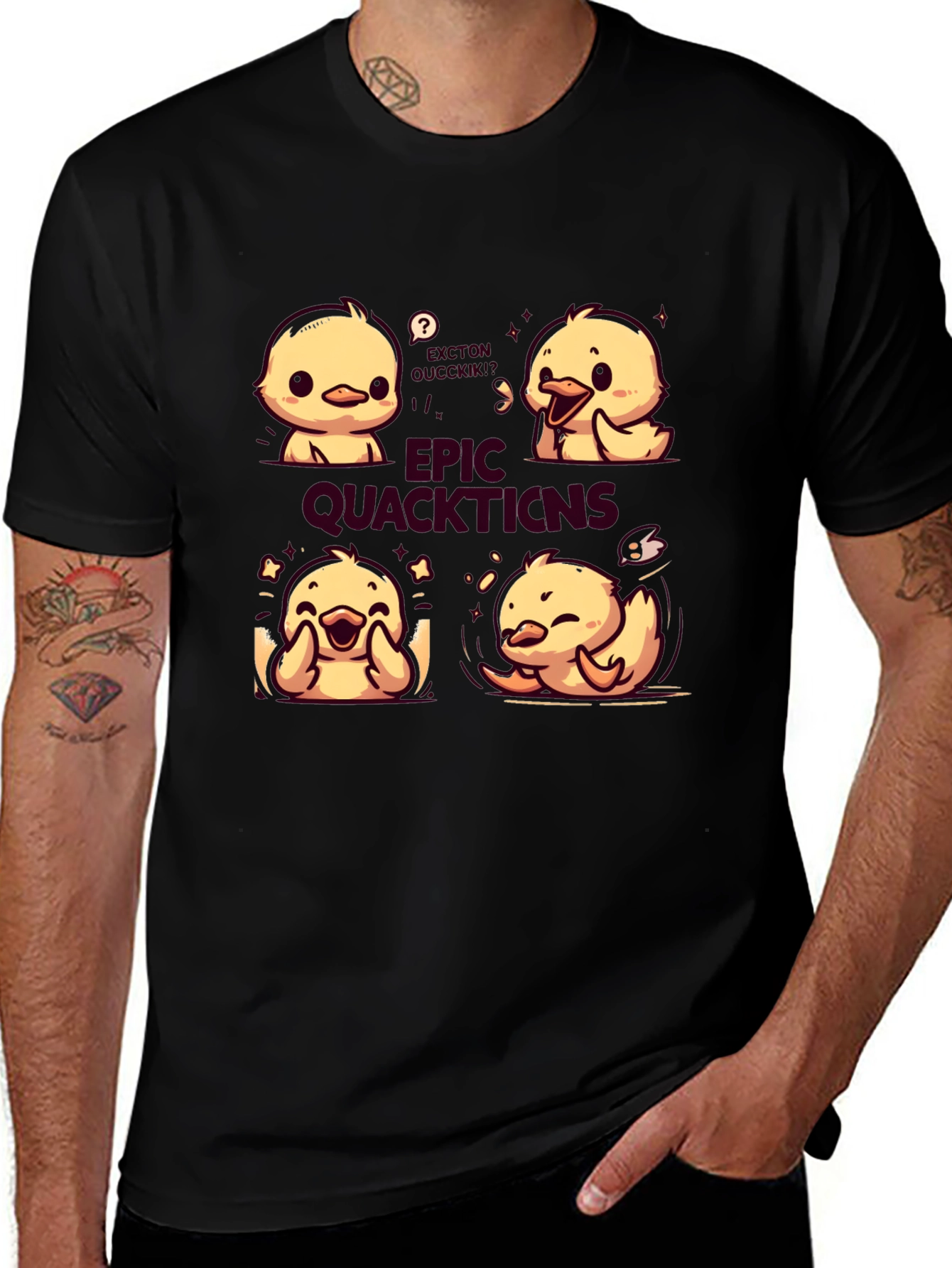 Epic Quacktions Duck T-Shirt - Soft & Stylish