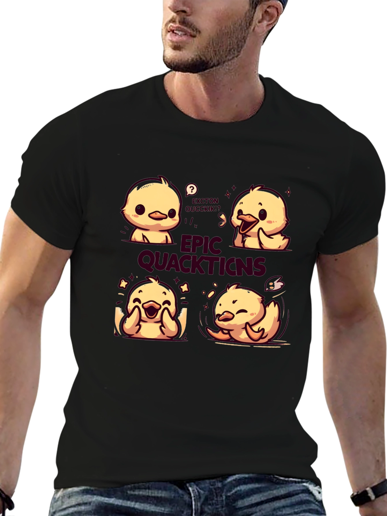 Epic Quacktions Duck T-Shirt - Soft & Stylish