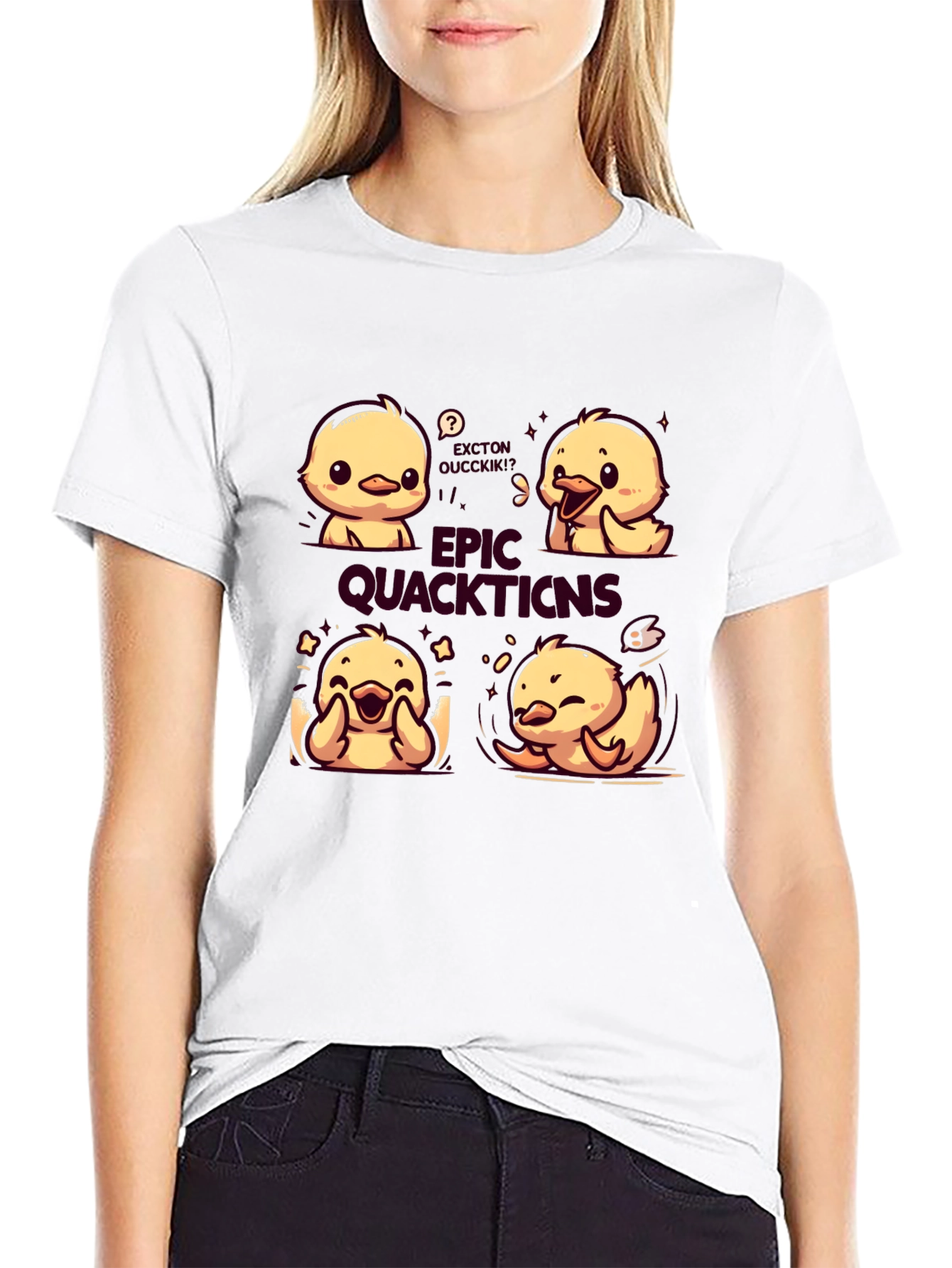 Epic Quacktions Duck T-Shirt - Soft & Stylish