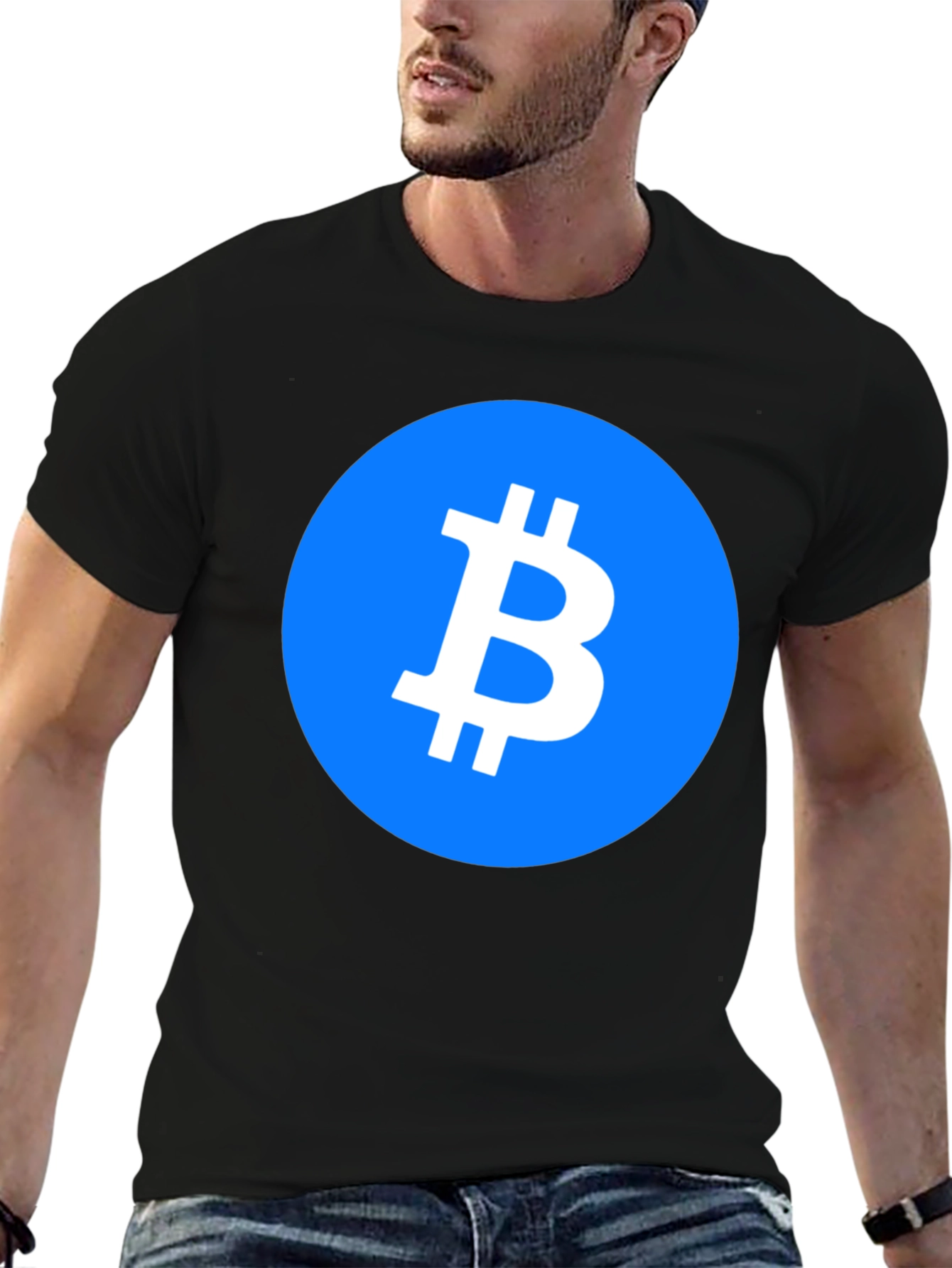 Bitcoin Crypto T-Shirt - Cool Minimalist Design