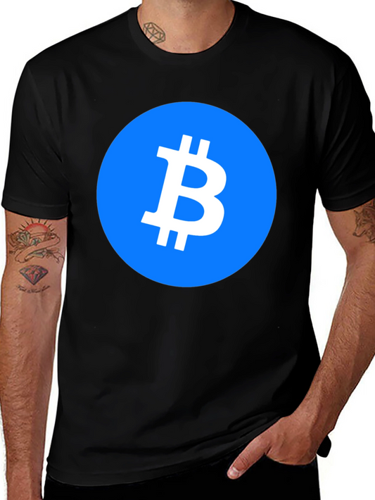 Bitcoin Crypto T-Shirt - Cool Minimalist Design