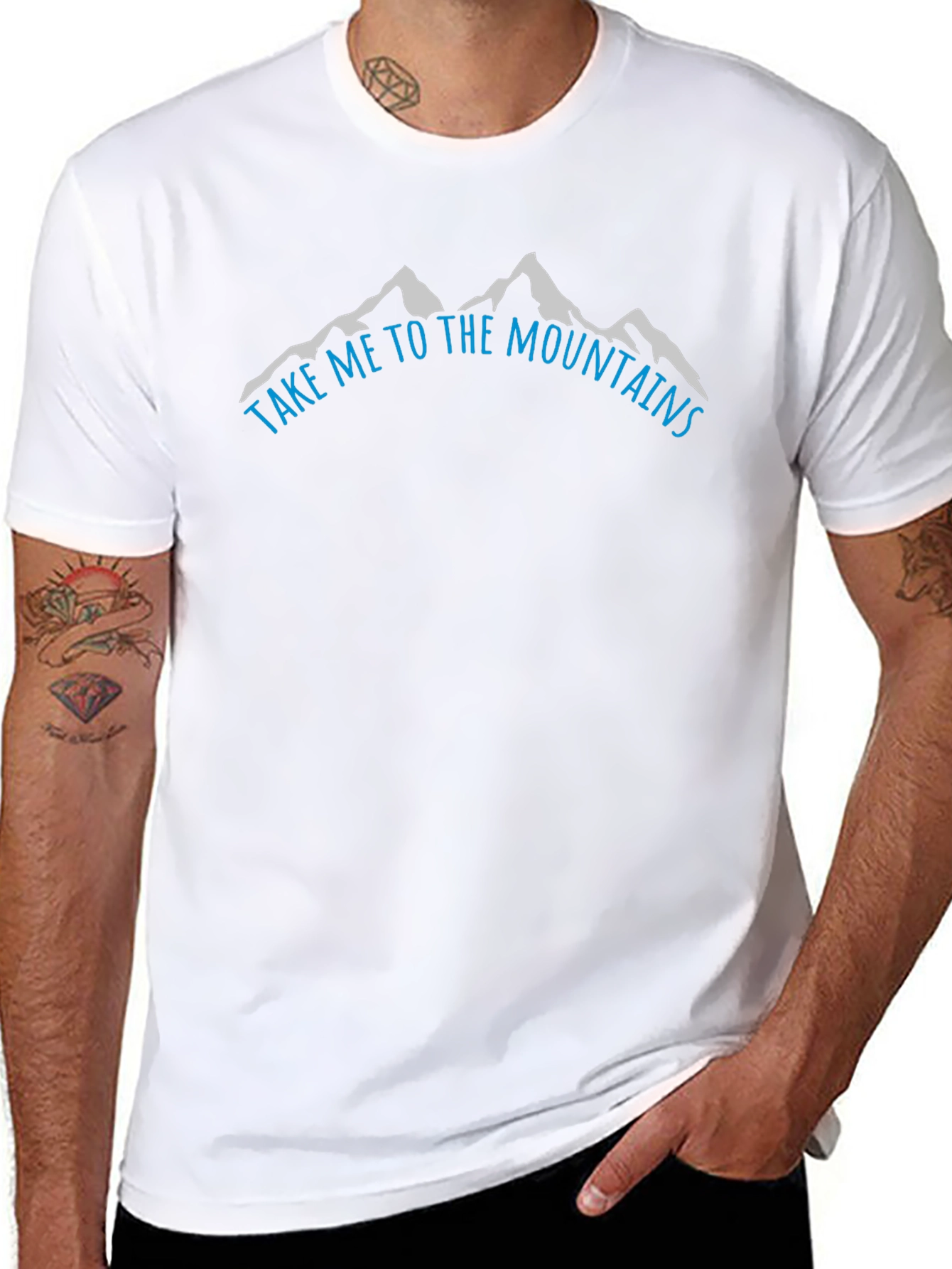 Mountains Graphic T-Shirt