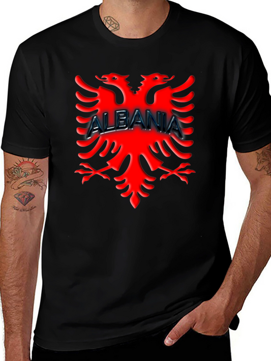Albania Eagle Graphic Tee - Black T-Shirt