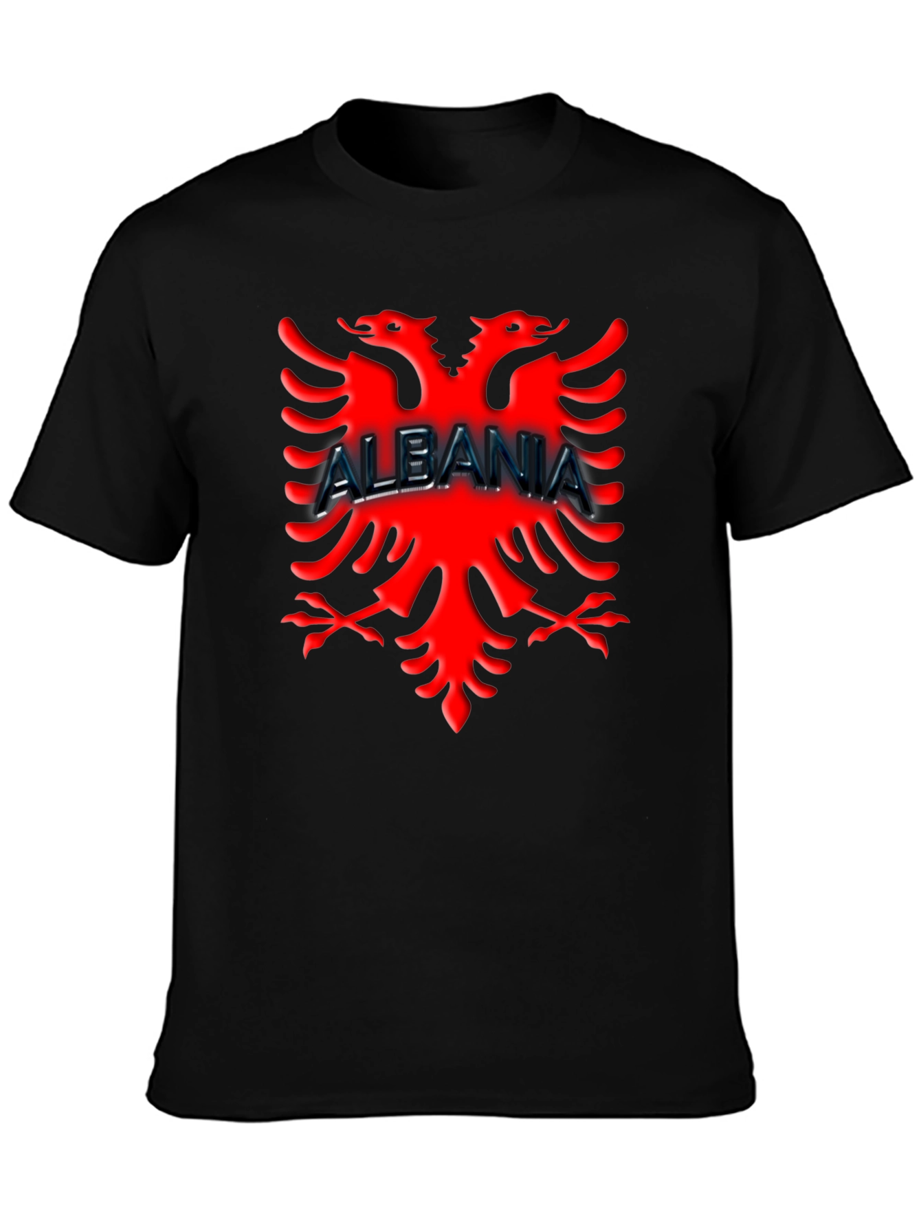 Albania Eagle Graphic Tee - Black T-Shirt