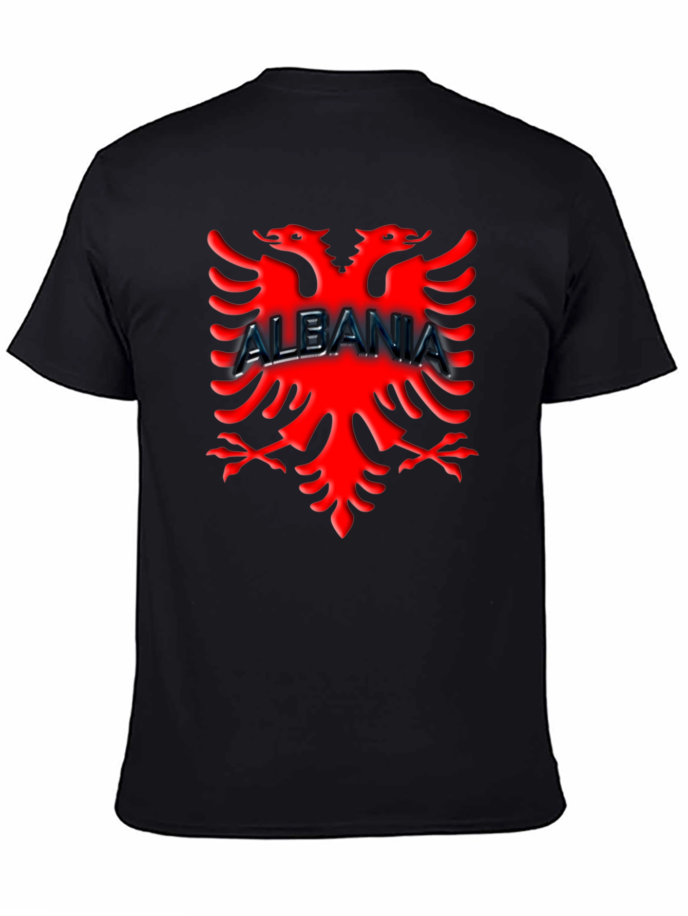 Albania Eagle Graphic Tee - Black T-Shirt