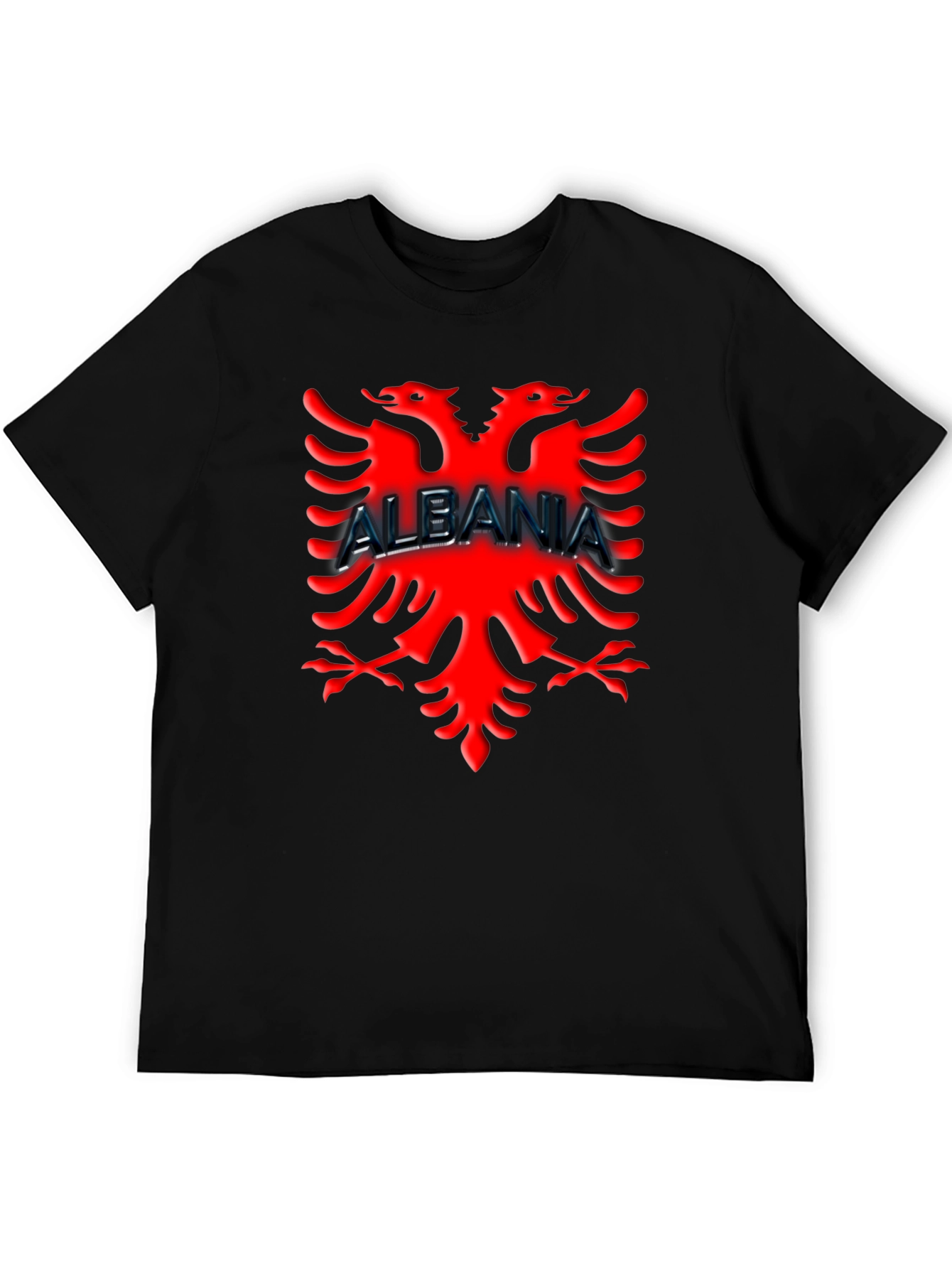 Albania Eagle Graphic Tee - Black T-Shirt
