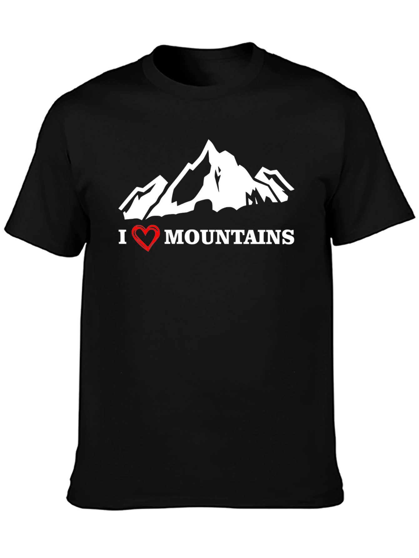 I Love Mountains Graphic T-Shirt