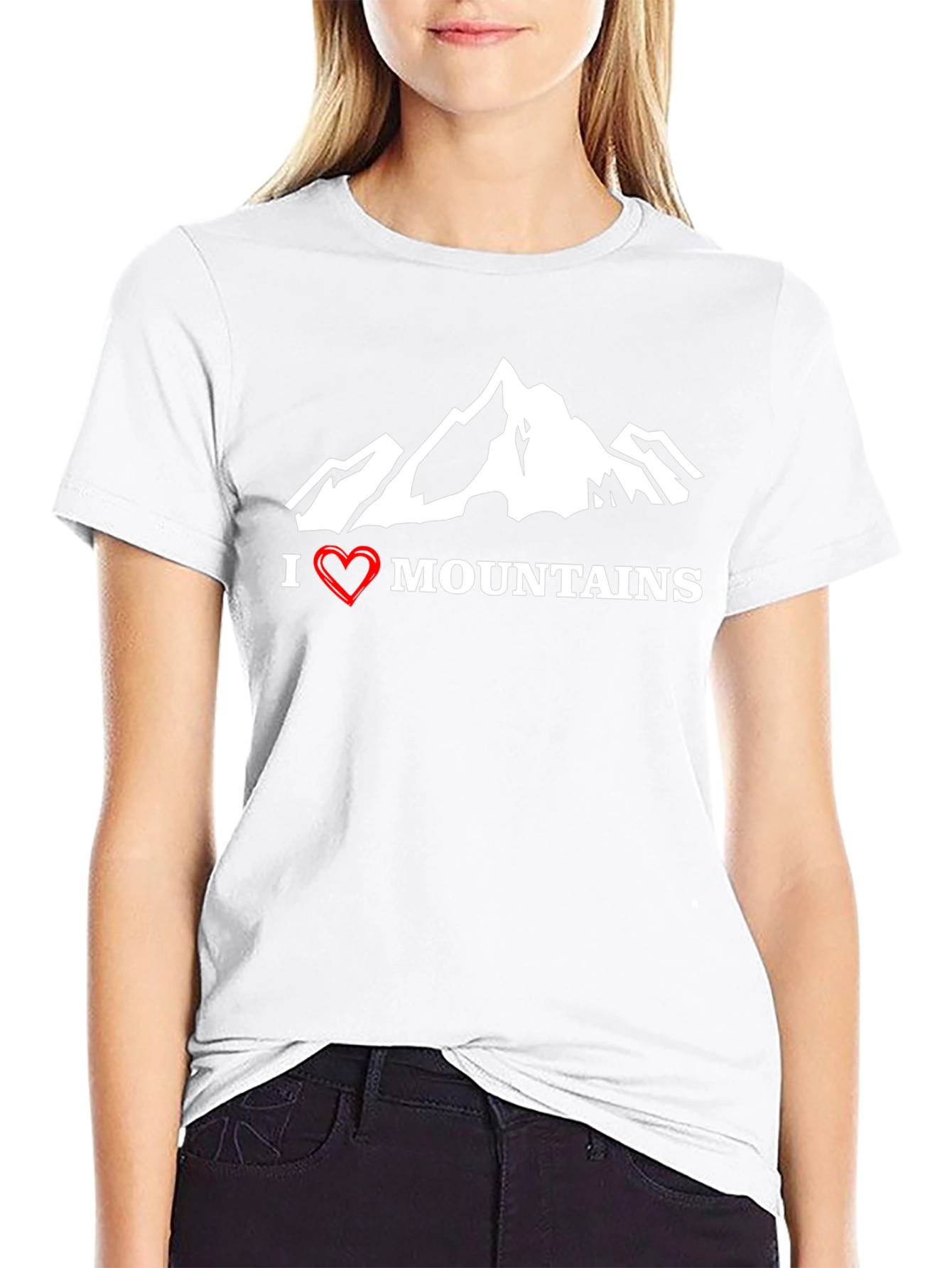 I Love Mountains Graphic T-Shirt