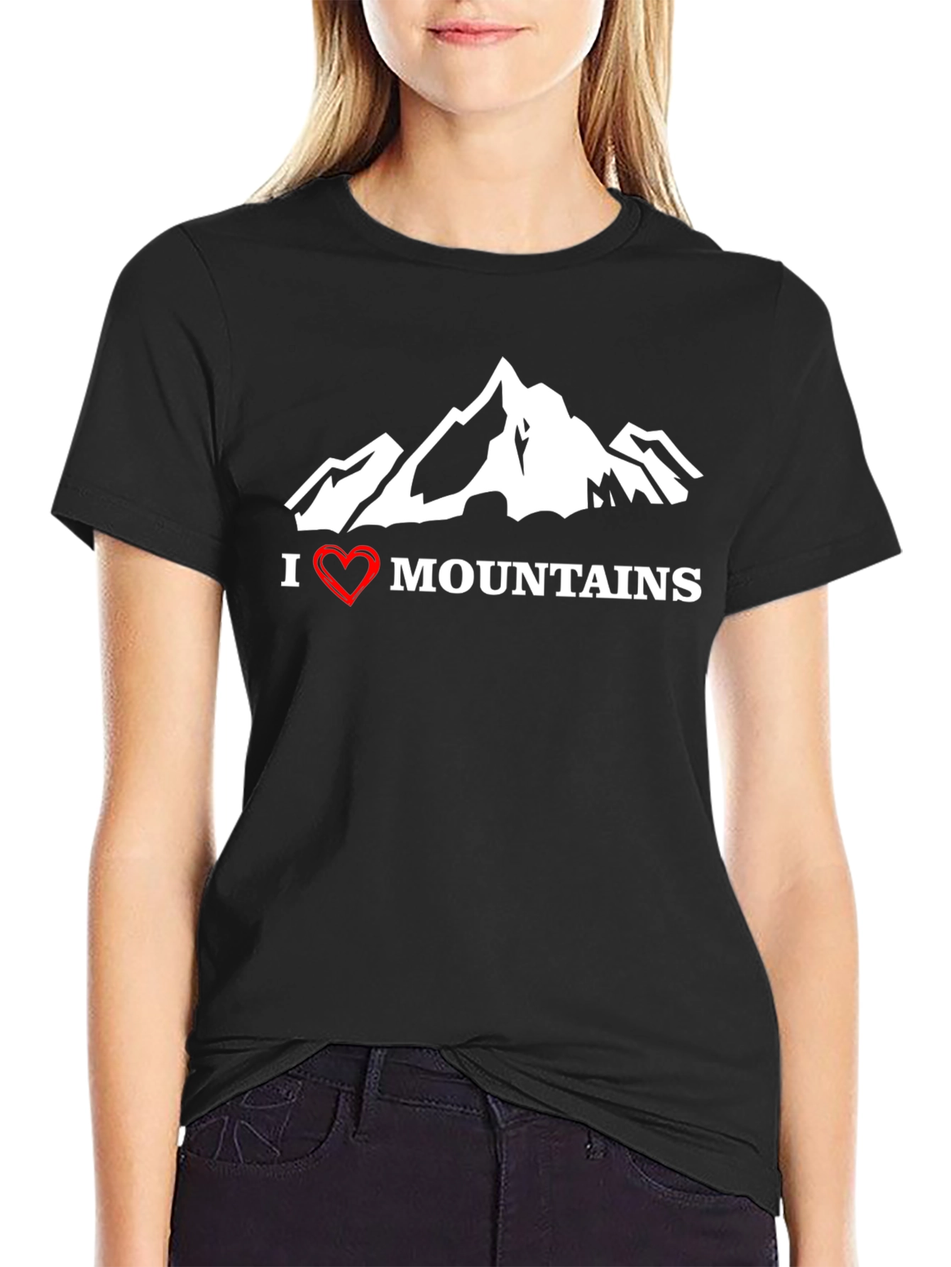 I Love Mountains Graphic T-Shirt