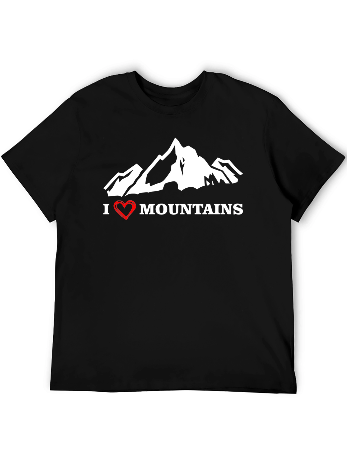 I Love Mountains Graphic T-Shirt