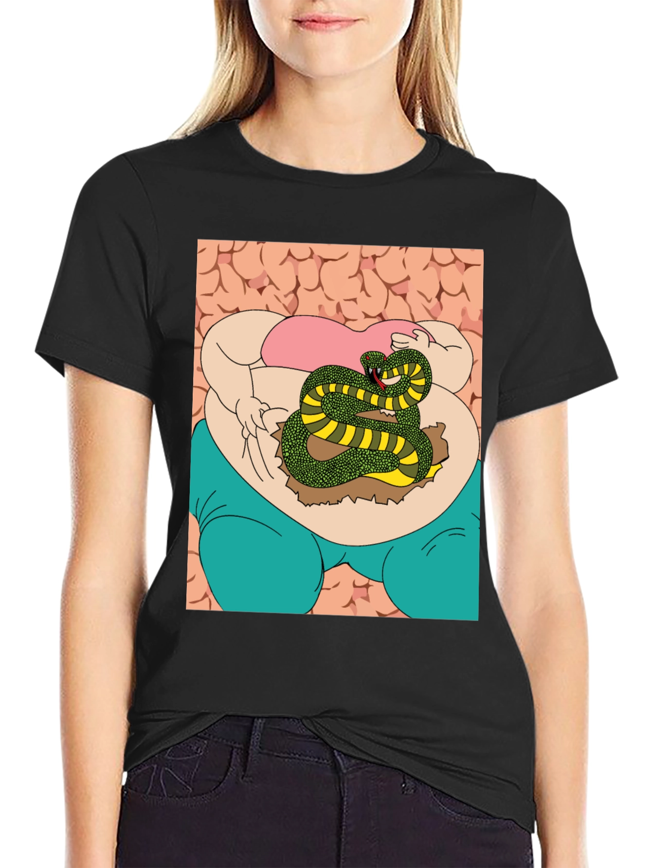Snake T-Shirt Funny Graphic Tee
