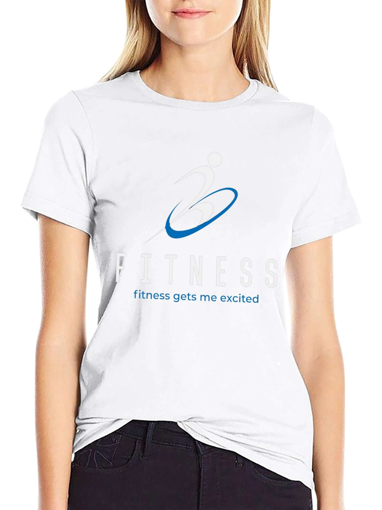 Fitness Graphic Tee - Fitness Gets Me Excited
