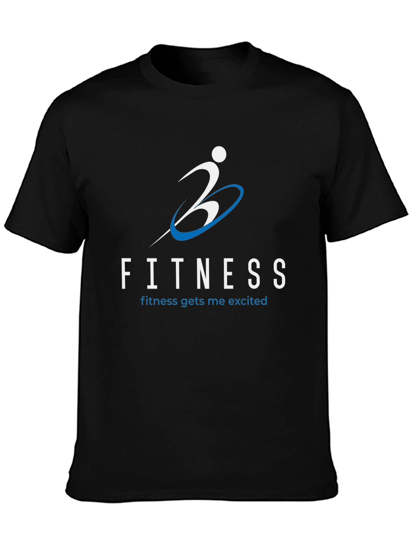 Fitness Graphic Tee - Fitness Gets Me Excited