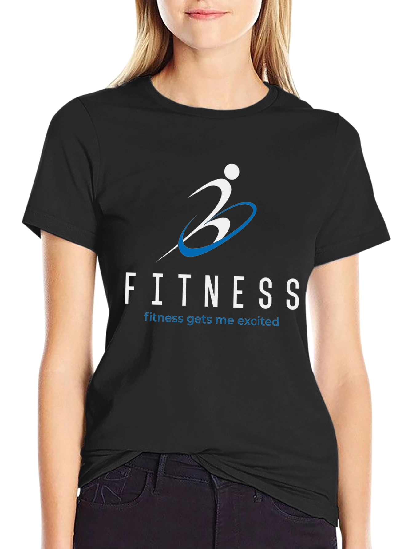 Fitness Graphic Tee - Fitness Gets Me Excited