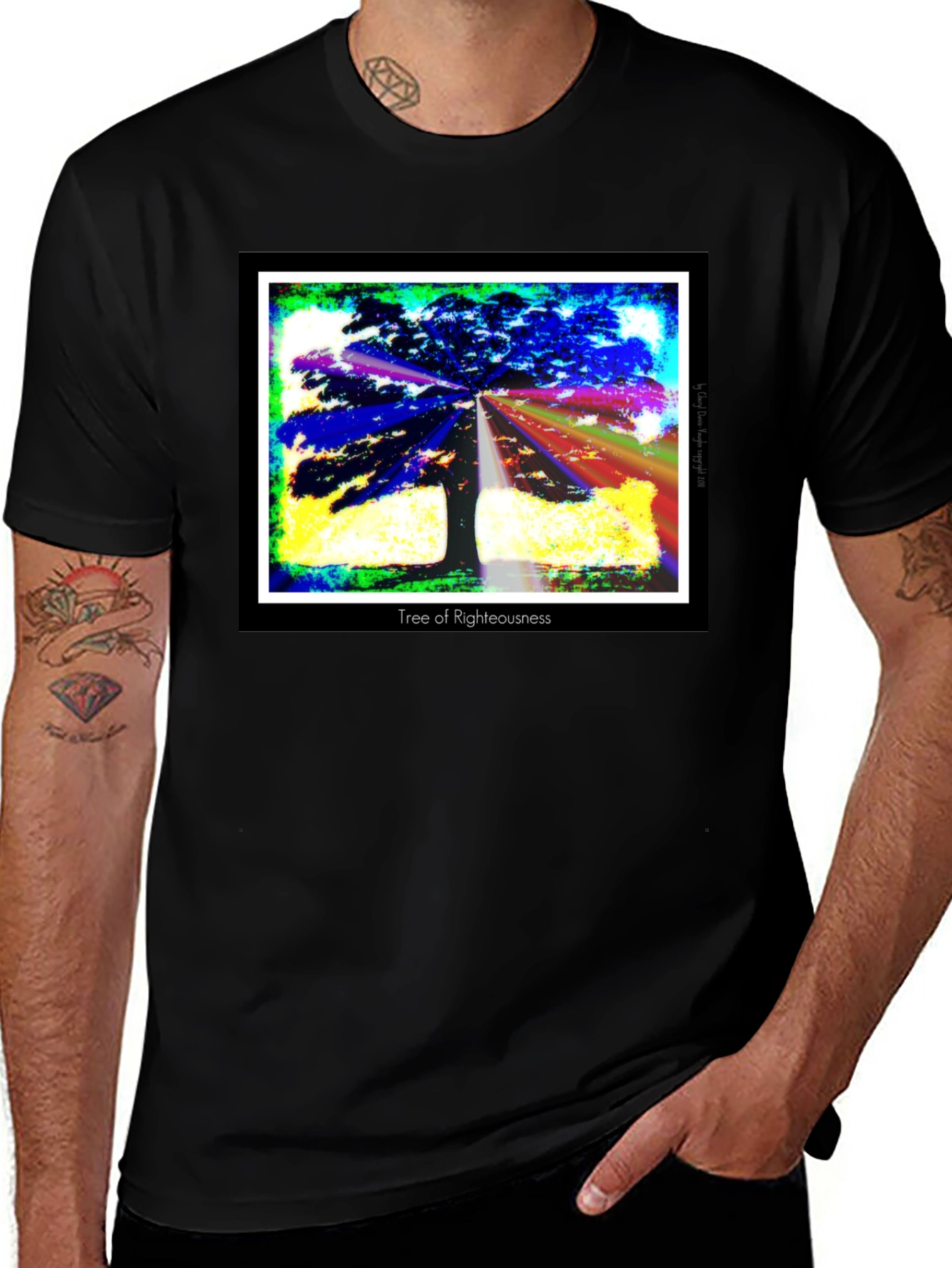 Tree of Righteousness Black T-Shirt
