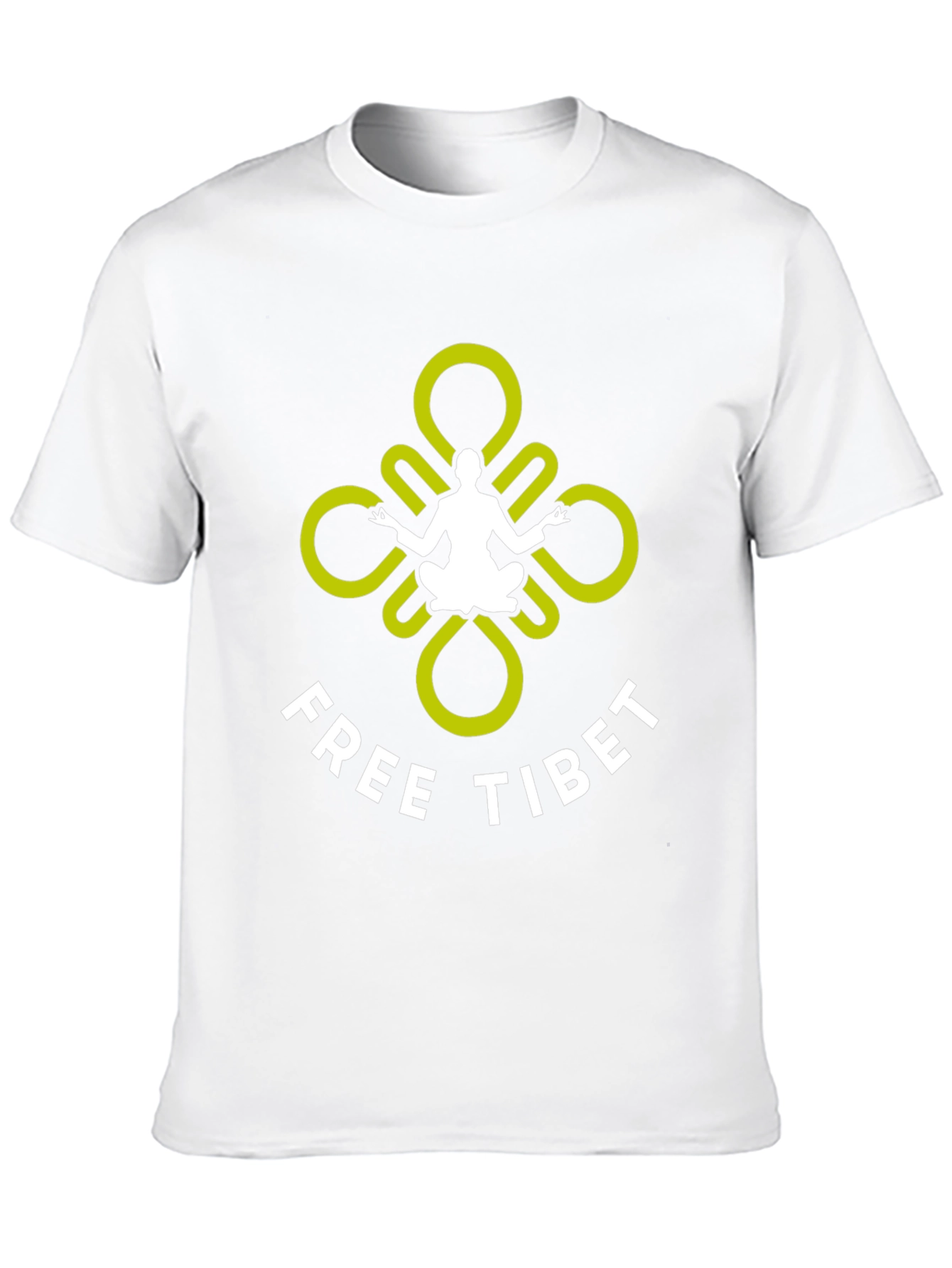 Free Tibet Graphic Tee - Unisex Black T-Shirt
