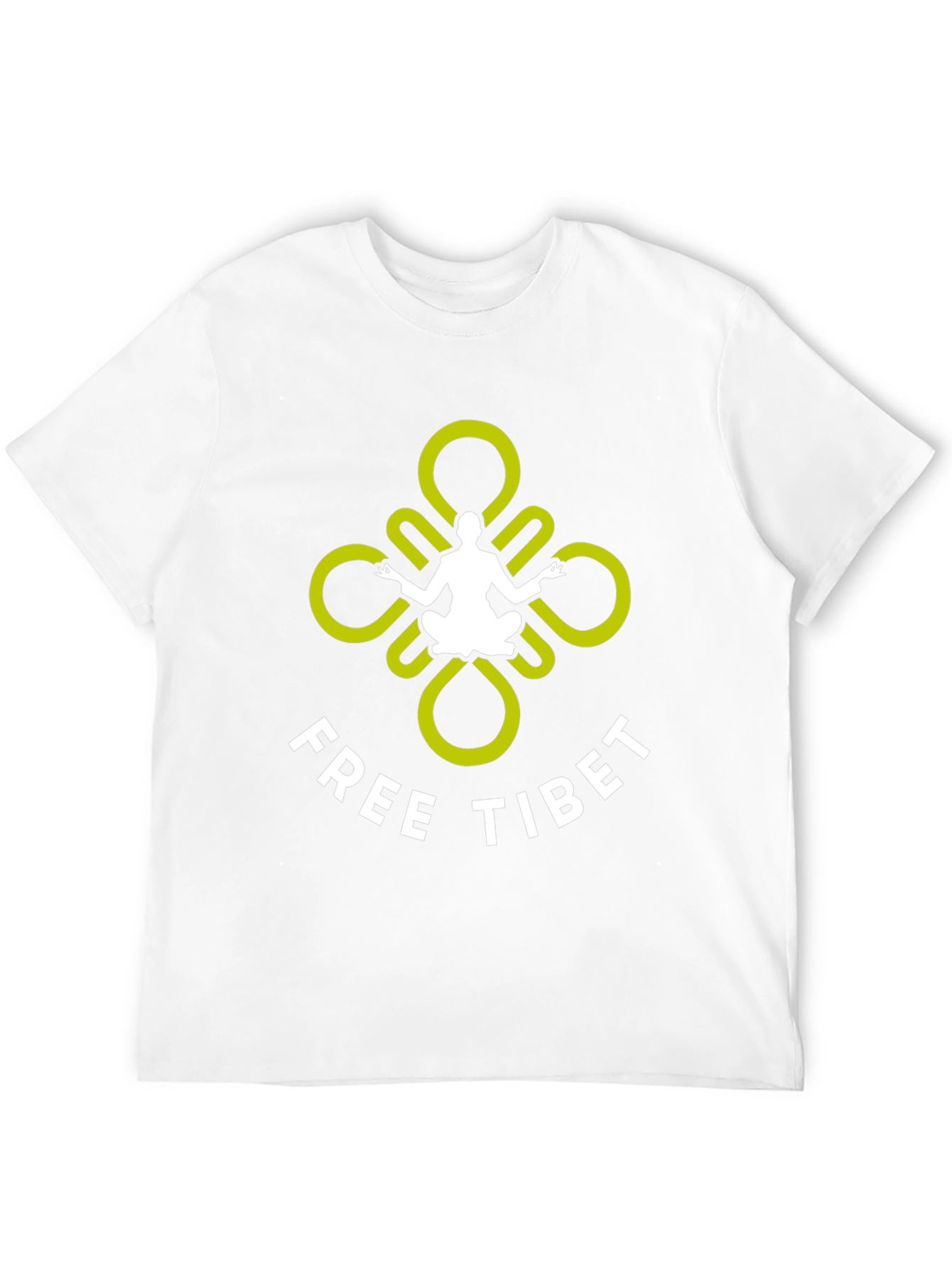 Free Tibet Graphic Tee - Unisex Black T-Shirt