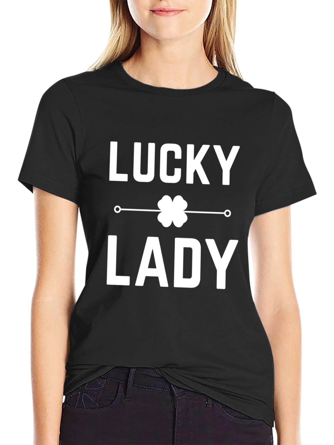 Lucky Lady Graphic T-Shirt St. Patricks Day