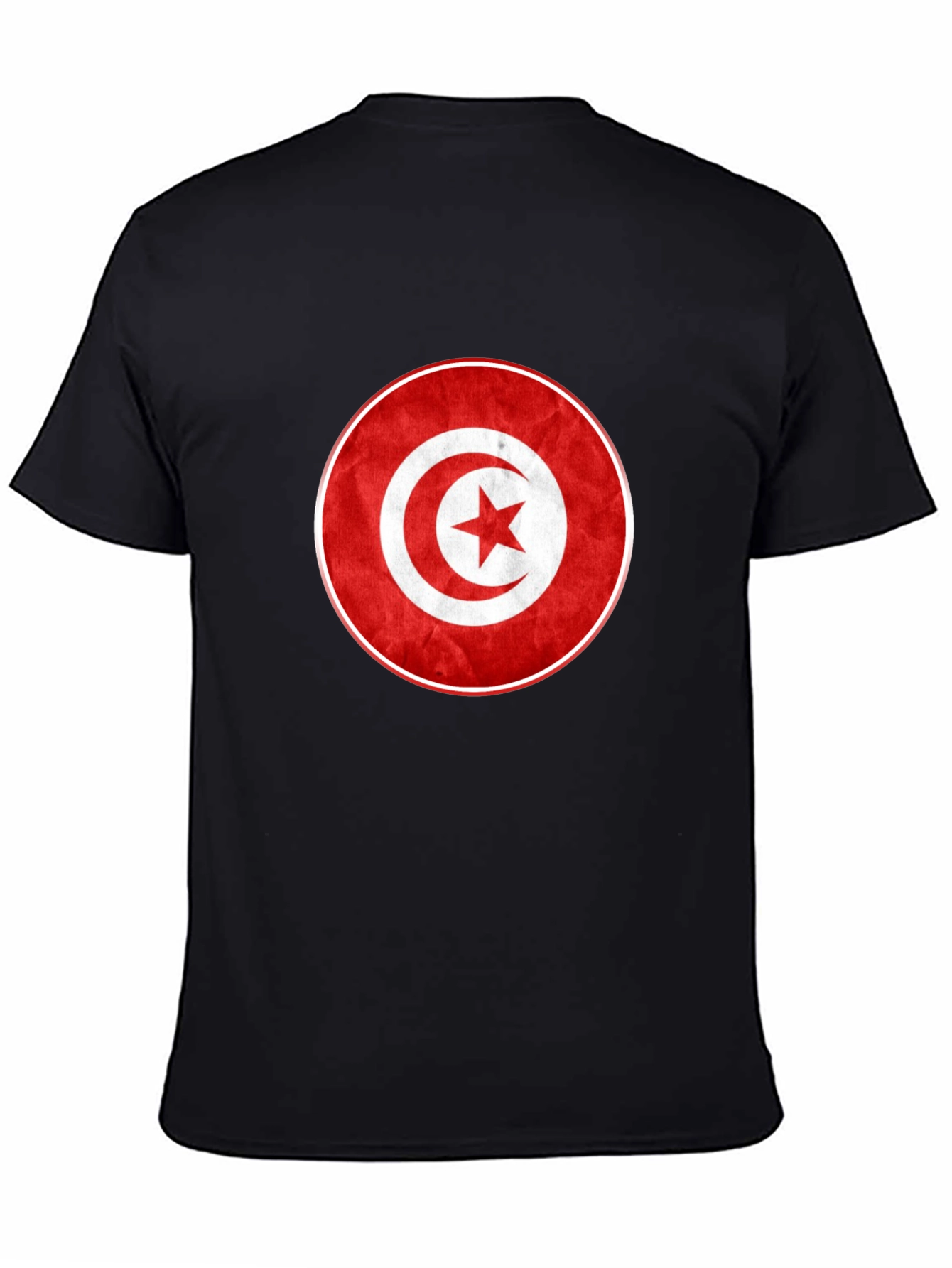 Tunisia Flag T-Shirt - Red & White Graphic Tee
