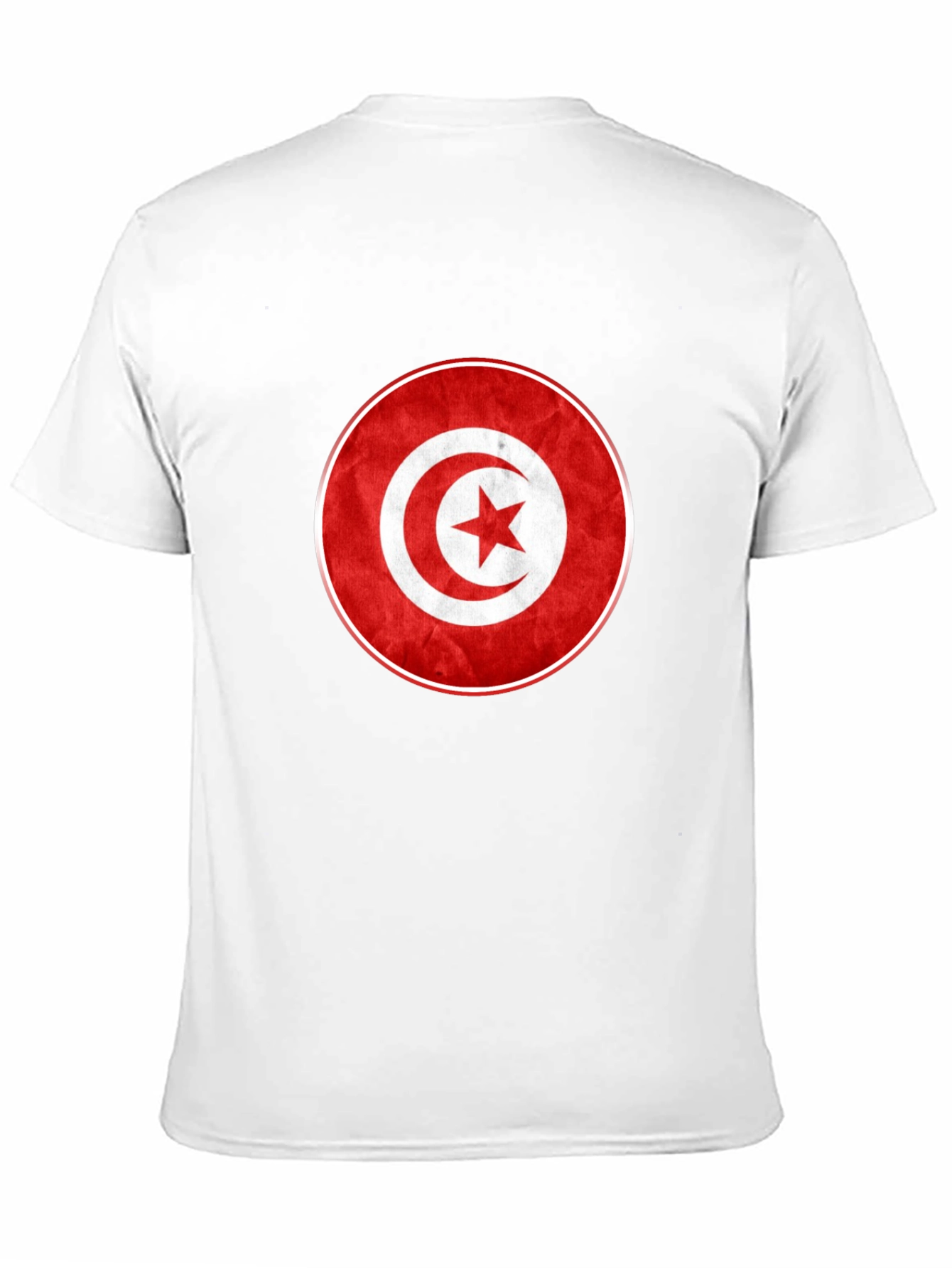 Tunisia Flag T-Shirt - Red & White Graphic Tee