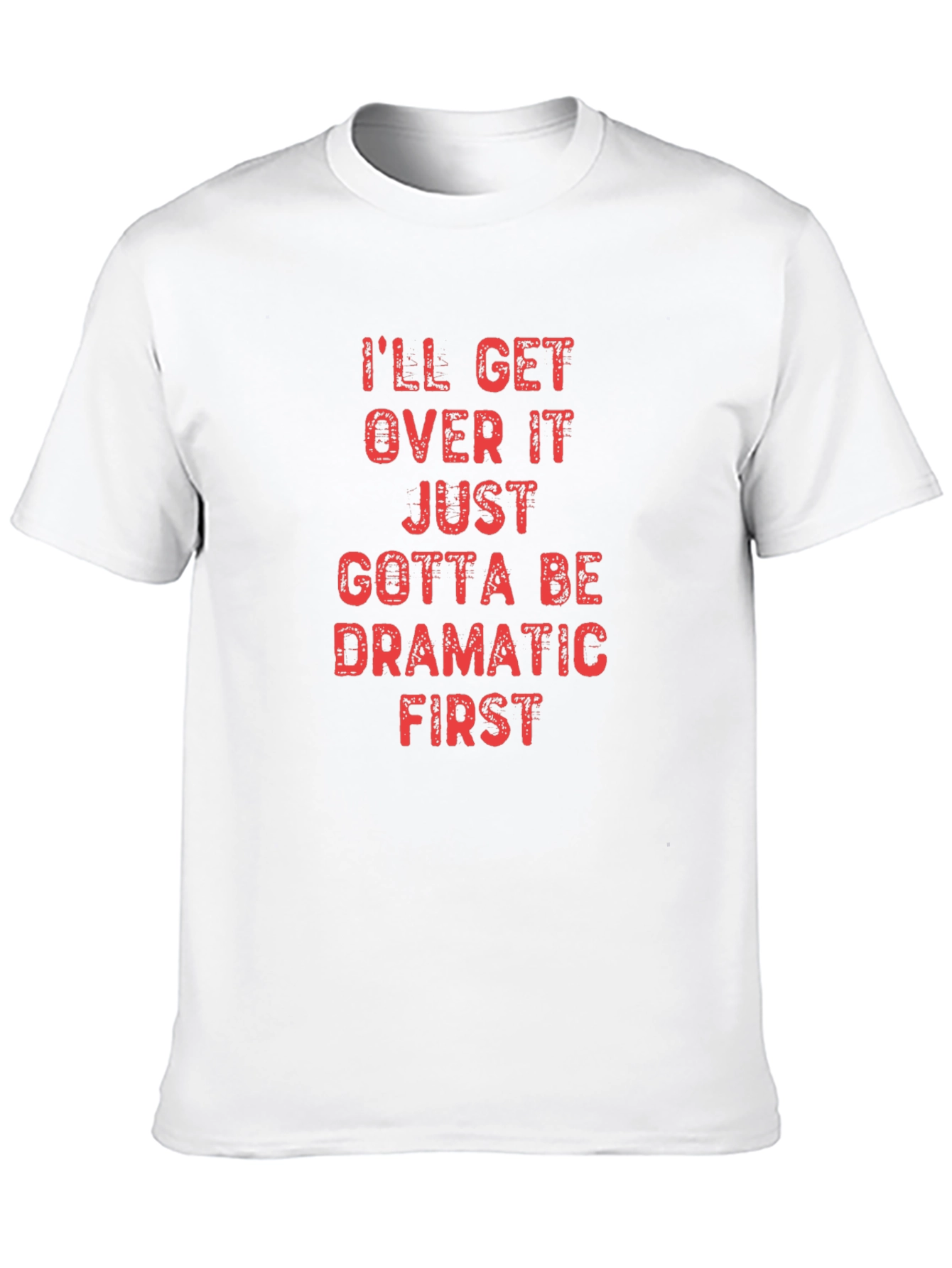 Dramatic First Black Cotton T-Shirt