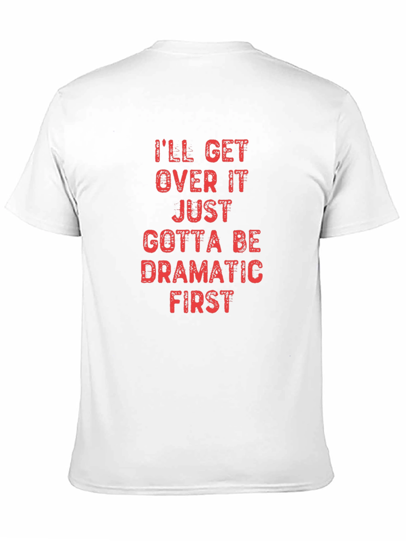 Dramatic First Black Cotton T-Shirt