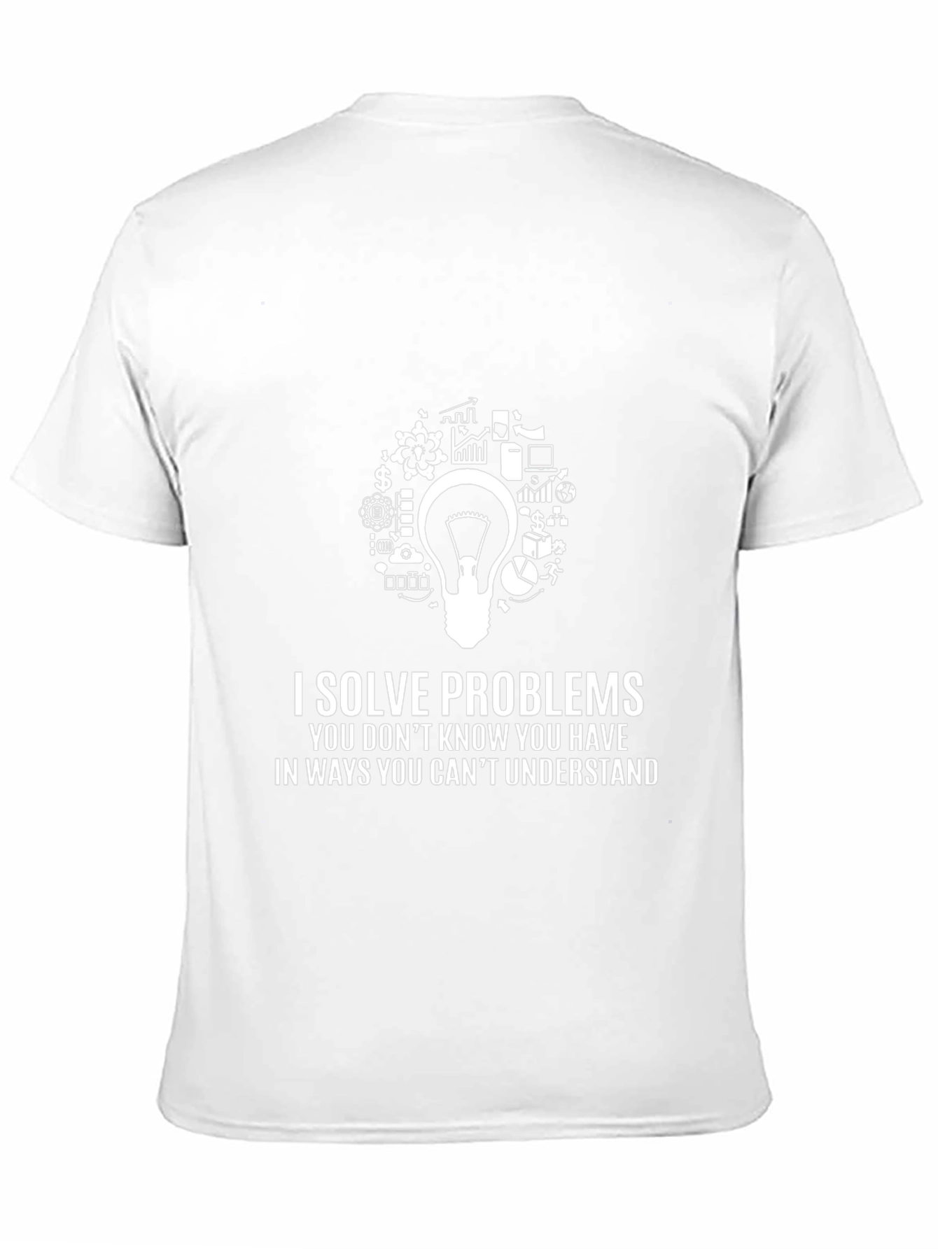 I Solve Problems Black Graphic Tee