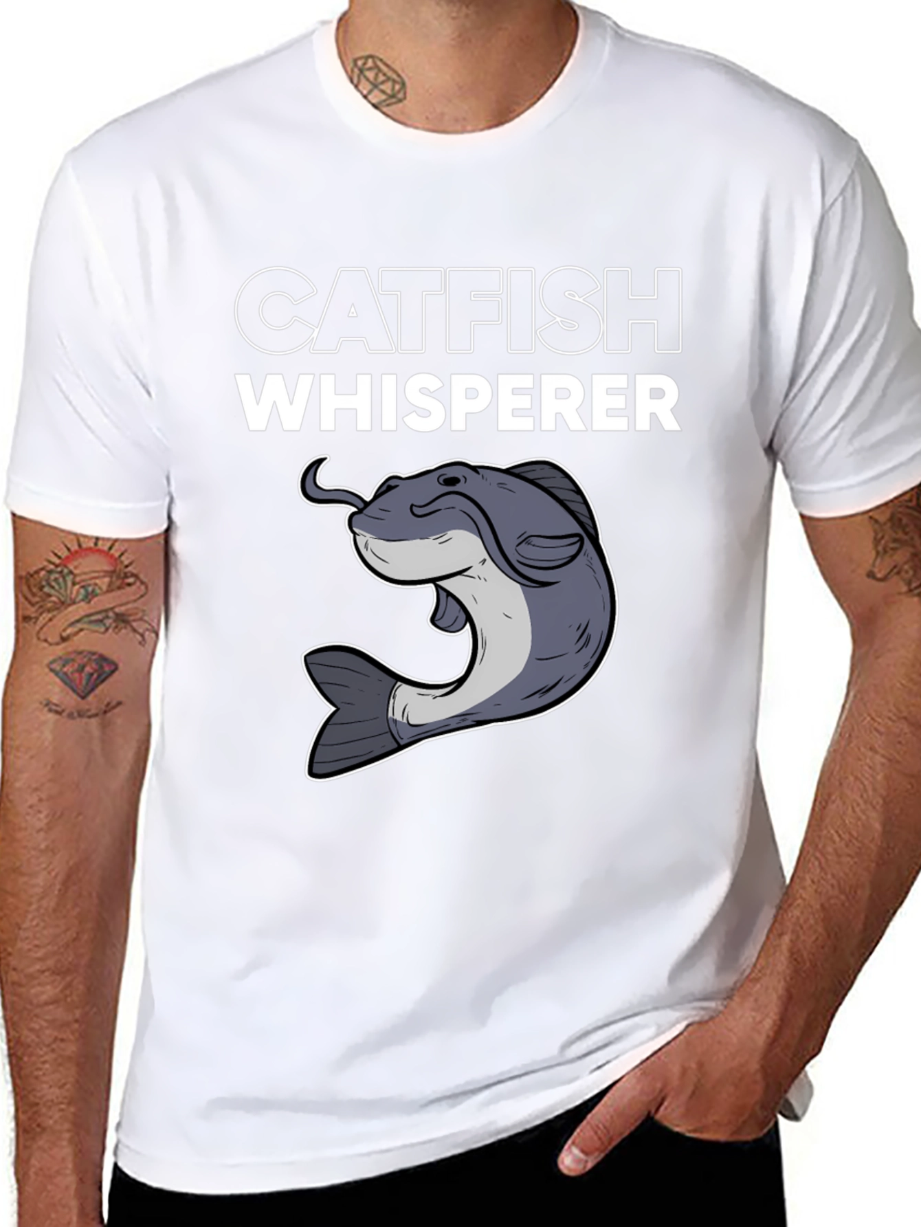Catfish Whisperer Graphic T-Shirt