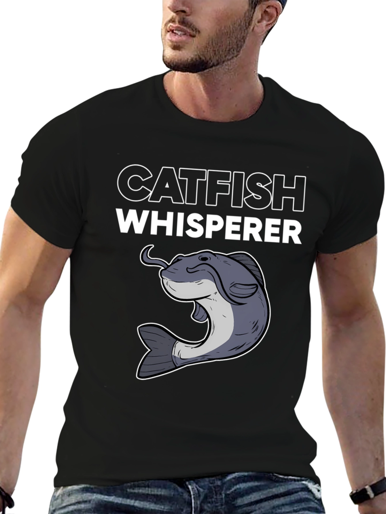 Catfish Whisperer Graphic T-Shirt