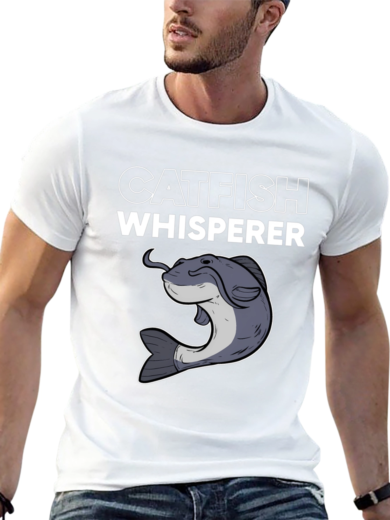 Catfish Whisperer Graphic T-Shirt