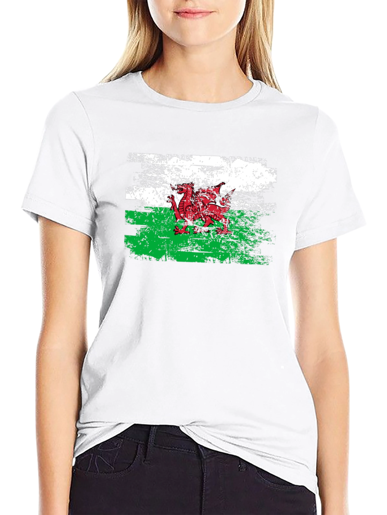 Welsh Dragon Flag T-Shirt Wales Cymru Pride Tee